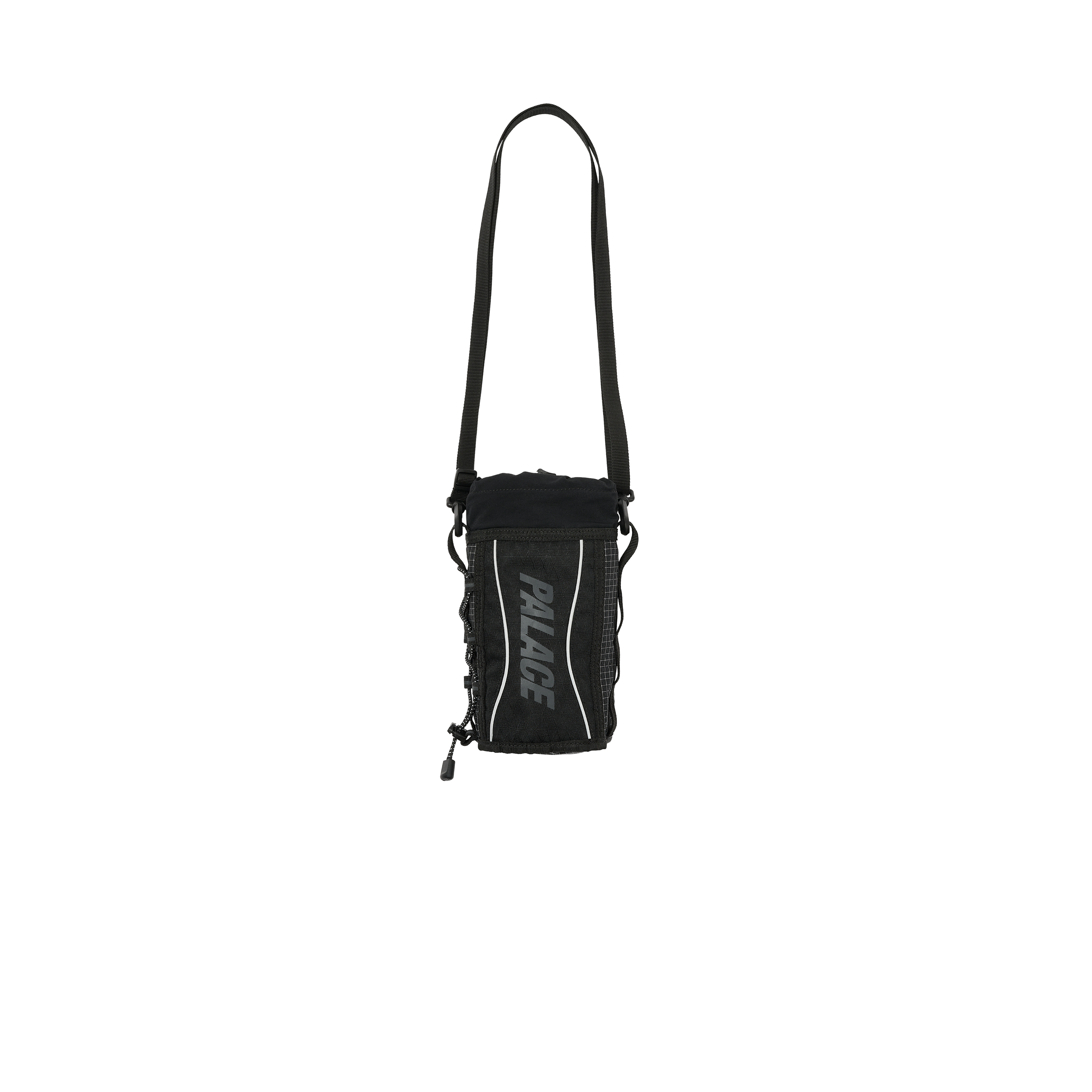 PALACE CORDURA REFLEX RS SHOULDER BAG 黒 Palace Cordura RS Shoulder Bag Black Graphite Men's - SS24 - US