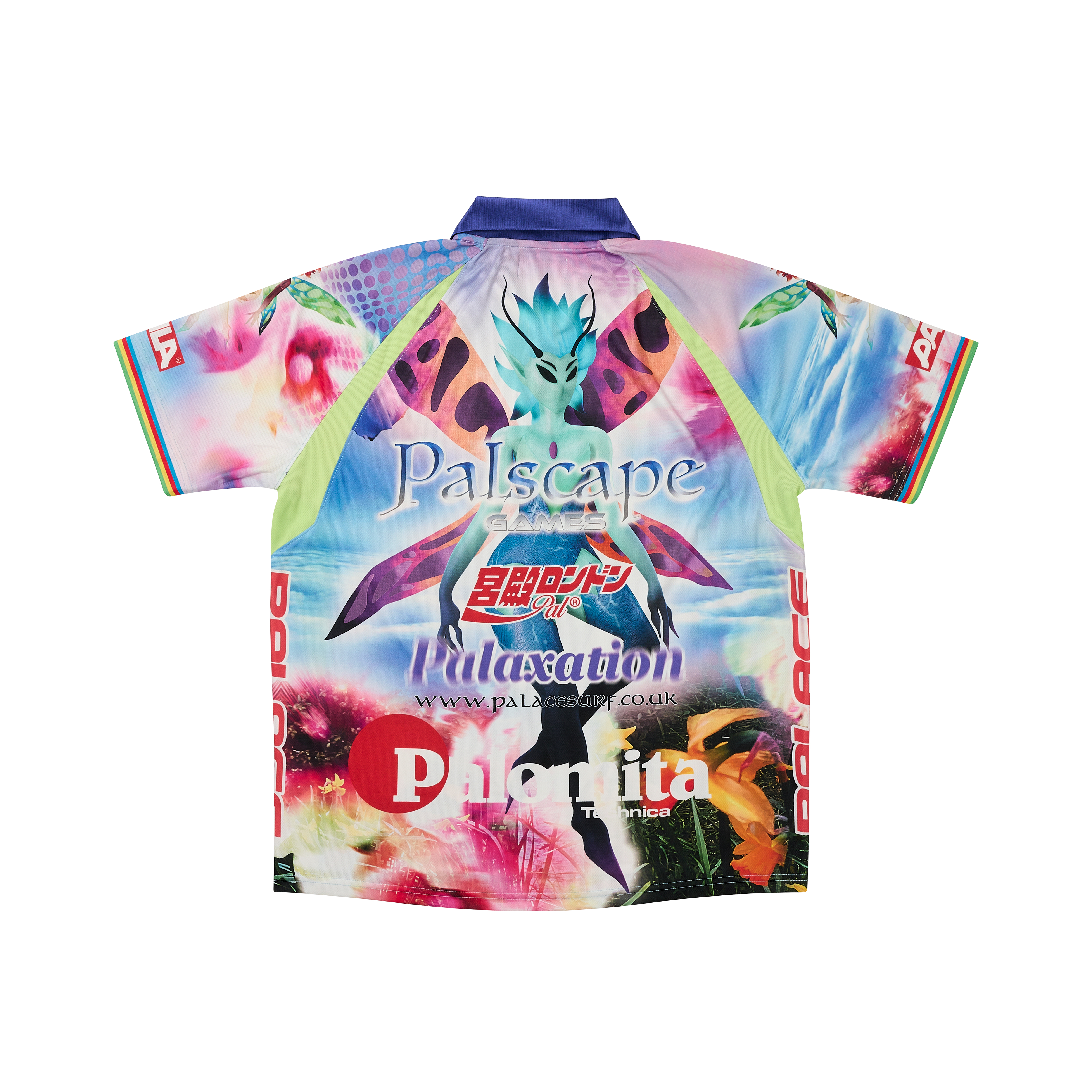 Palace Fairy Jersey 'Blue' KissMe ポロシャツ FAIRY JERSEY | PALACE SKATEBOARDS