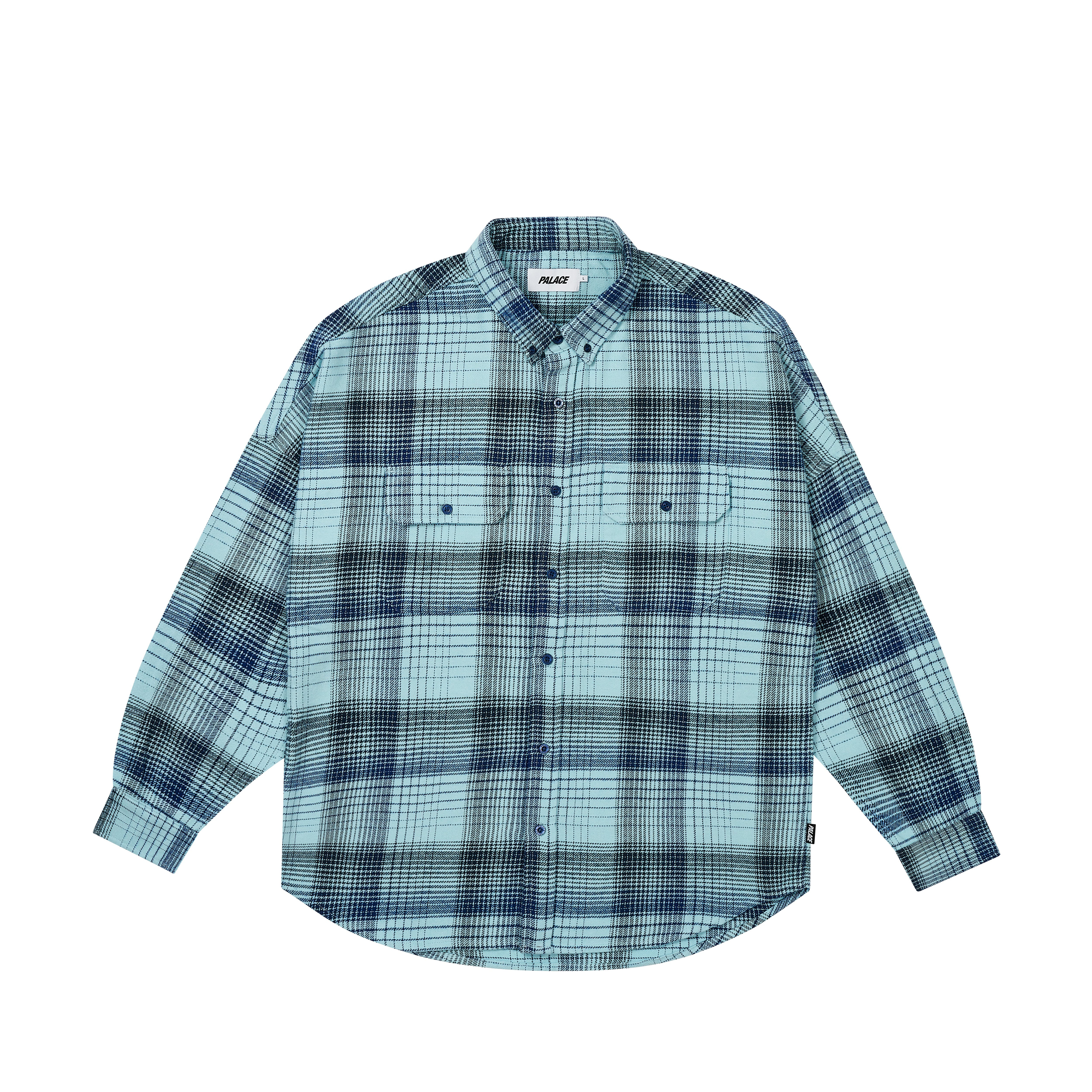BRUSHED FLANNEL DROP SHOULDER SHIRT | PALACE SKATEBOARDS