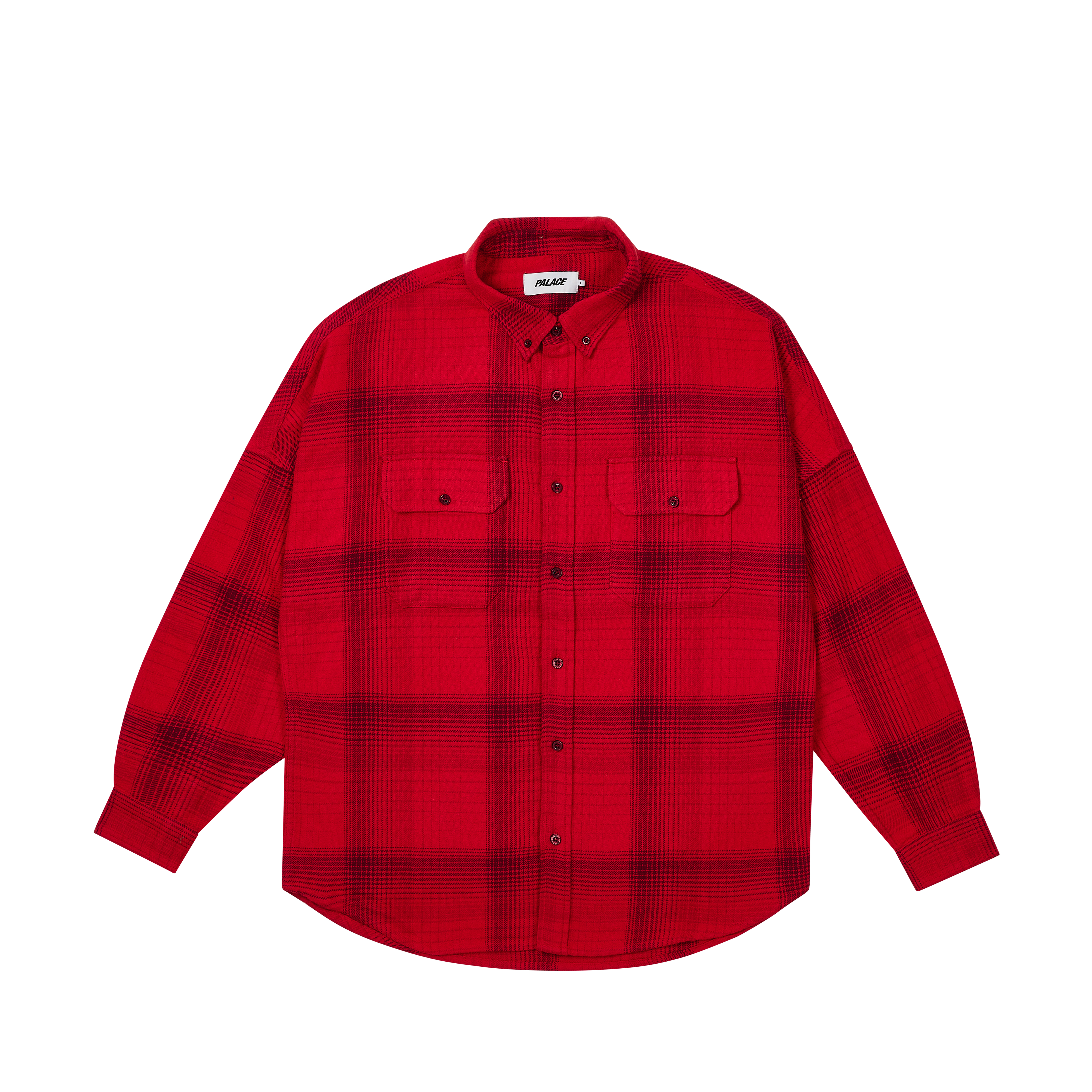 BRUSHED FLANNEL DROP SHOULDER SHIRT | PALACE SKATEBOARDS