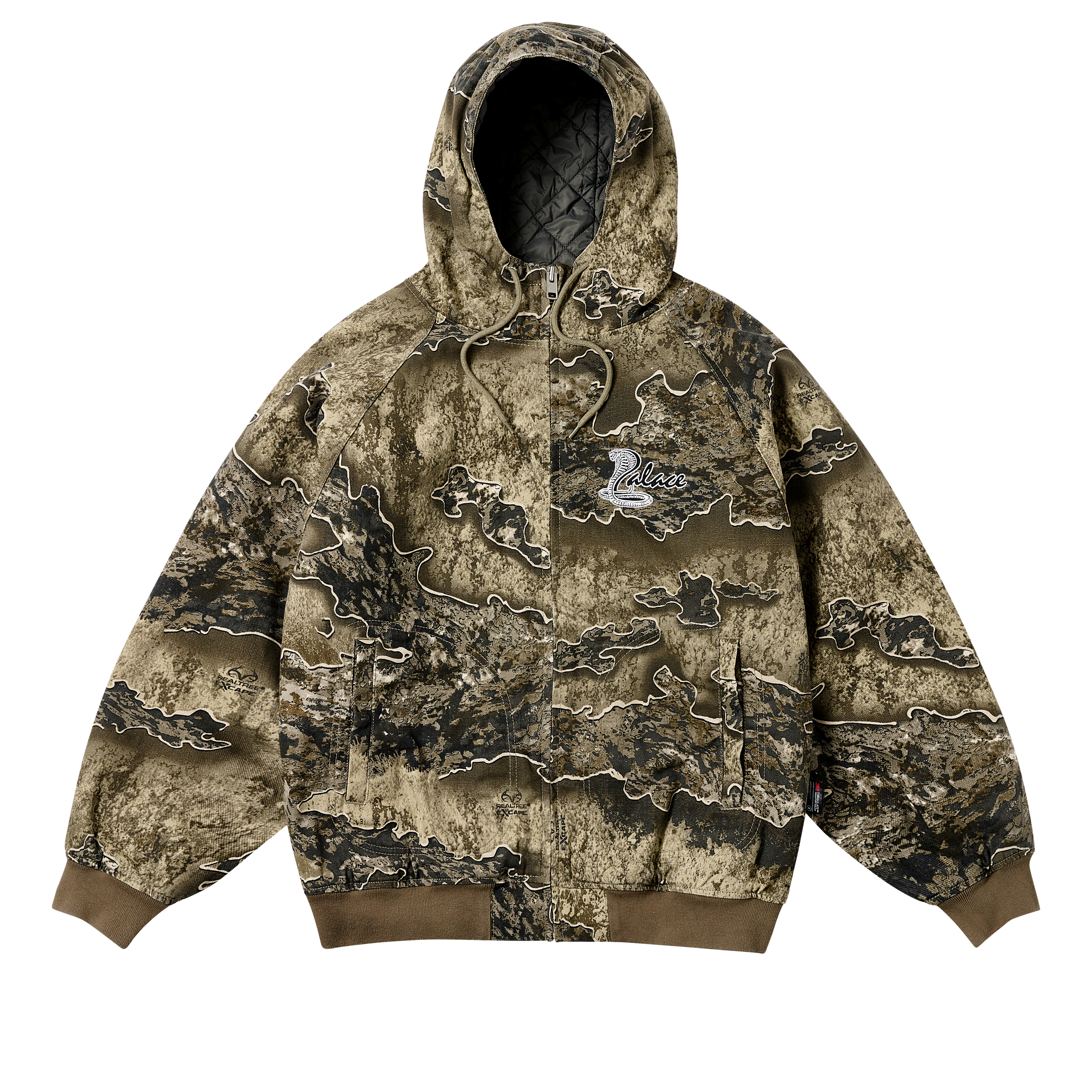 ジャケット・アウター Palace CANVAS COBRA JACKET REALTREE 1738330280-canvas-cobra-jacket