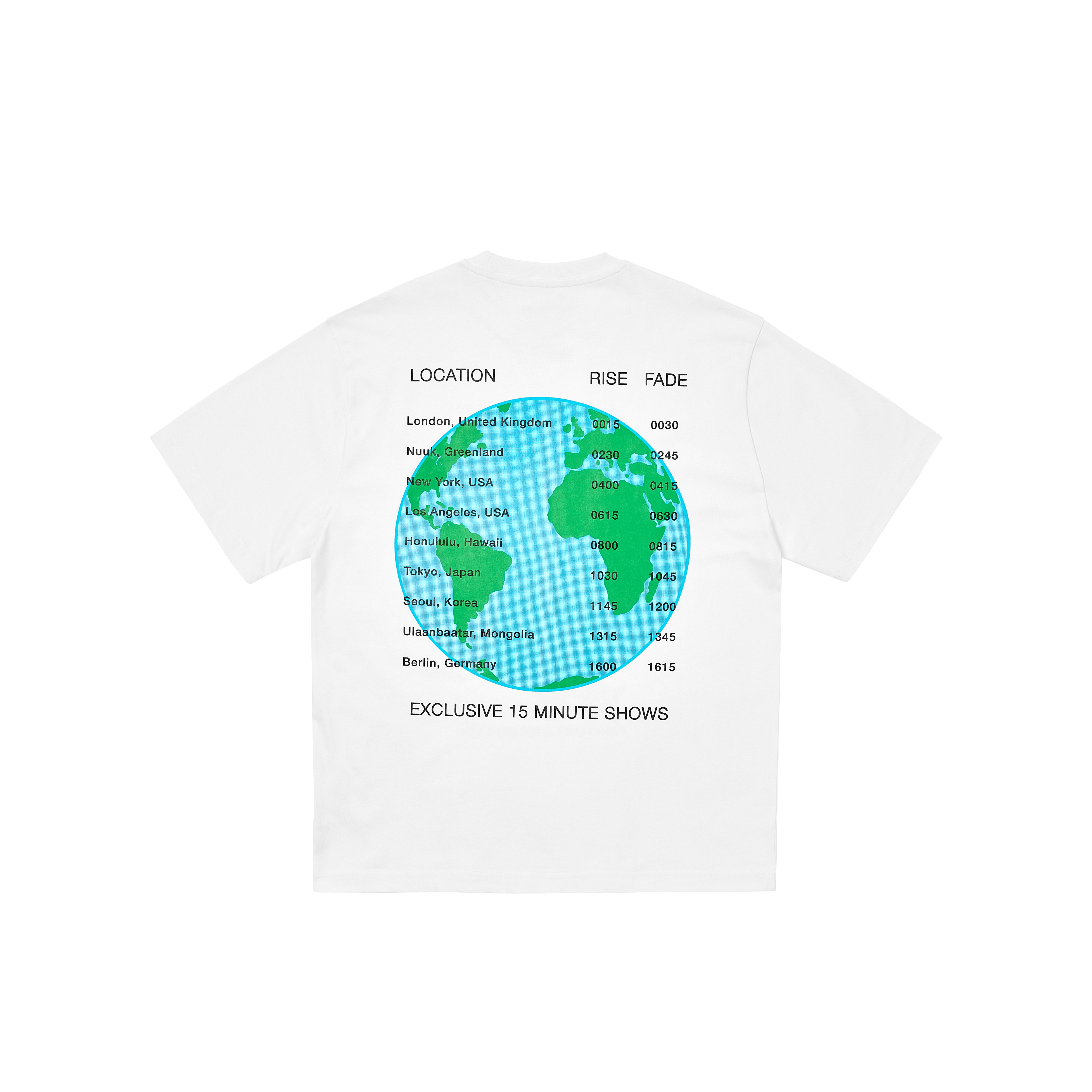 WORLD TOUR T-SHIRT | PALACE SKATEBOARDS