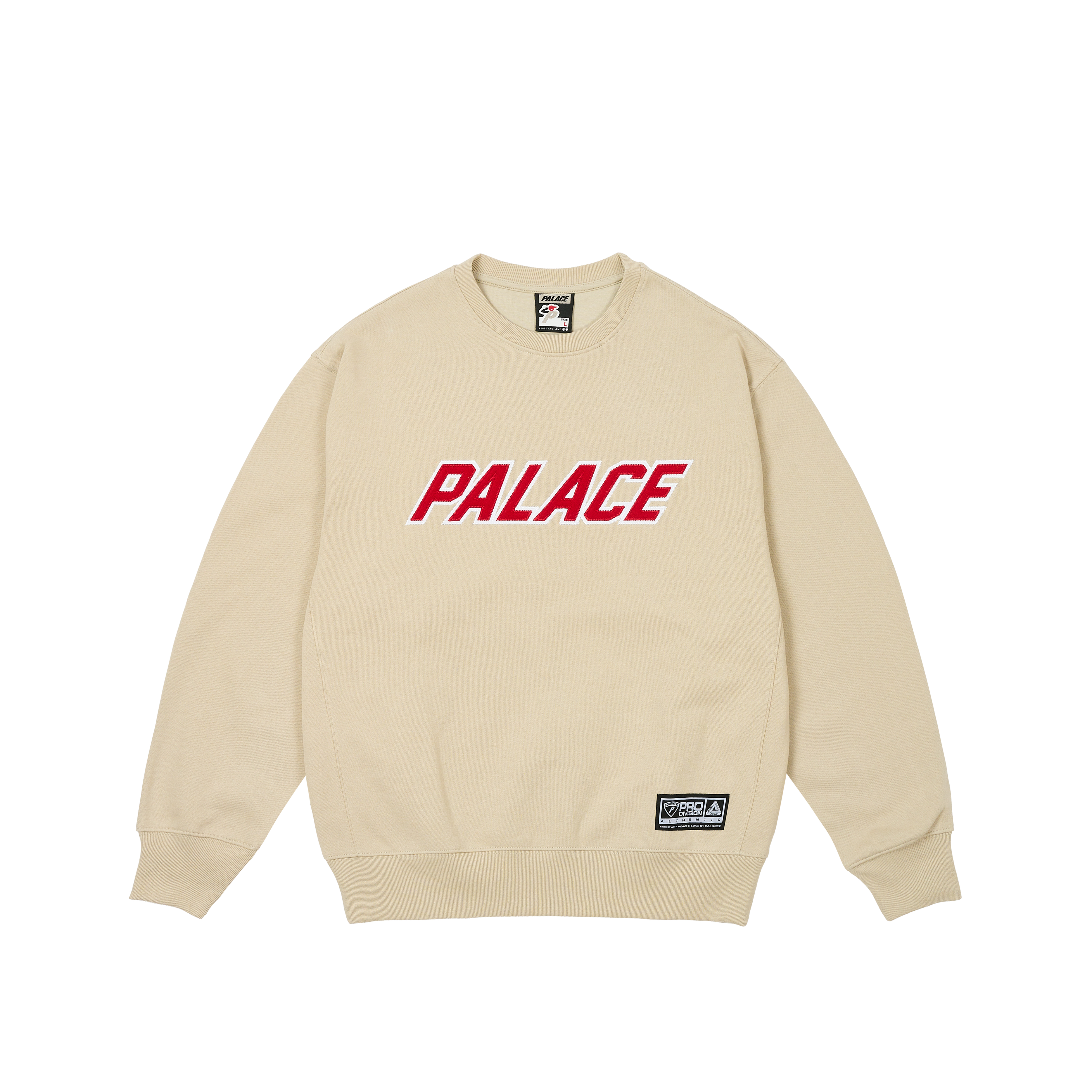 ★25SS WEEK1★Palace APPLIQUE TEAM CREW APPLIQUE TEAM CREW | PALACE SKATEBOARDS