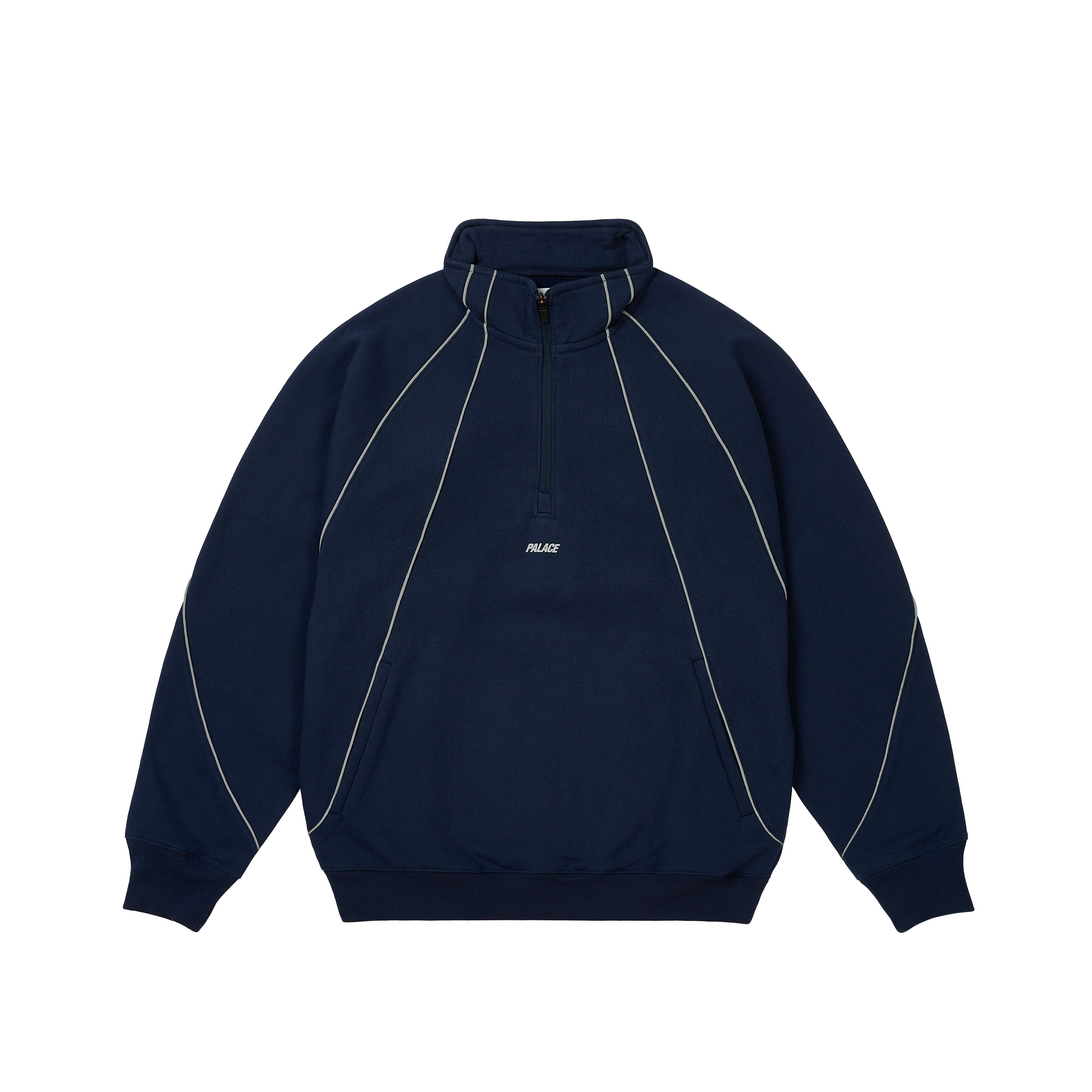PALACE ハーフジップスウェットREFLECTO 1/4 ZIP NAVY 1738758963-reflecto-1-4-zip-