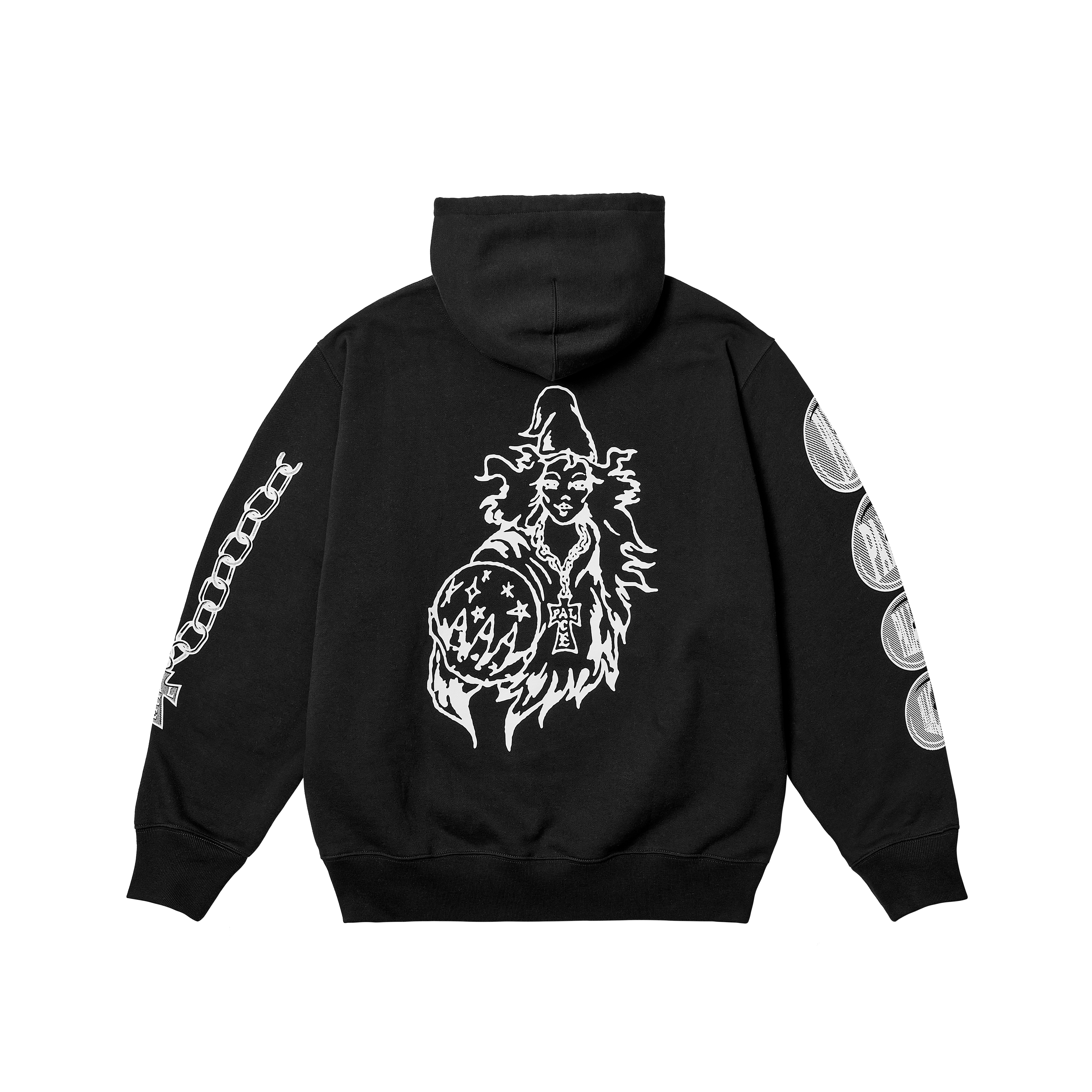 パーカー・フーディ Palace Wizard Sleeves Hood Grey Marl - 25SS WIZARD SLEEVES HOOD | PALACE SKATEBOARDS