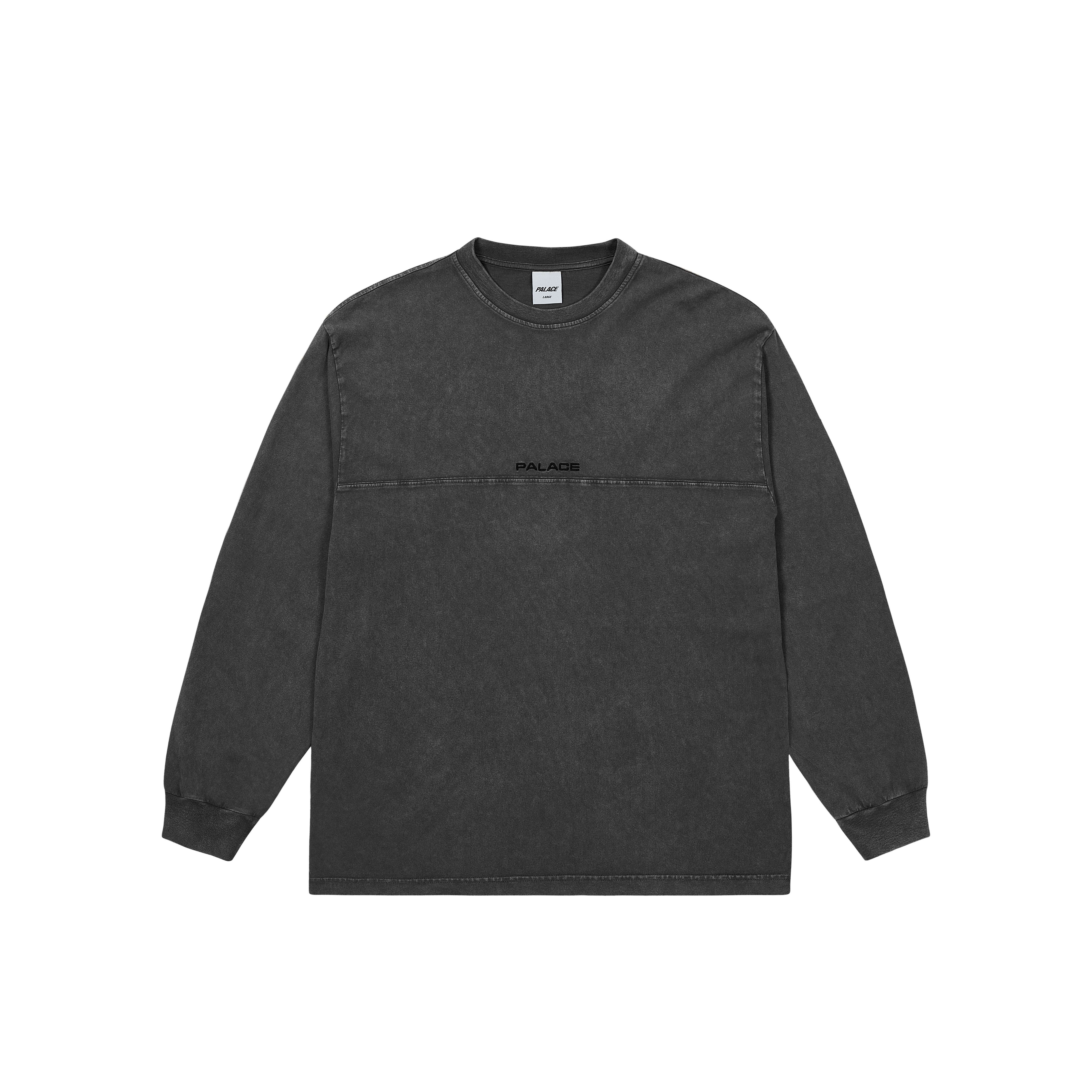 ★25SS WEEK7★Palace MICRO PIGMENT LONGSLEEVE Palace Micro Pigment Longsleeve Grey Men's - SS25 - US
