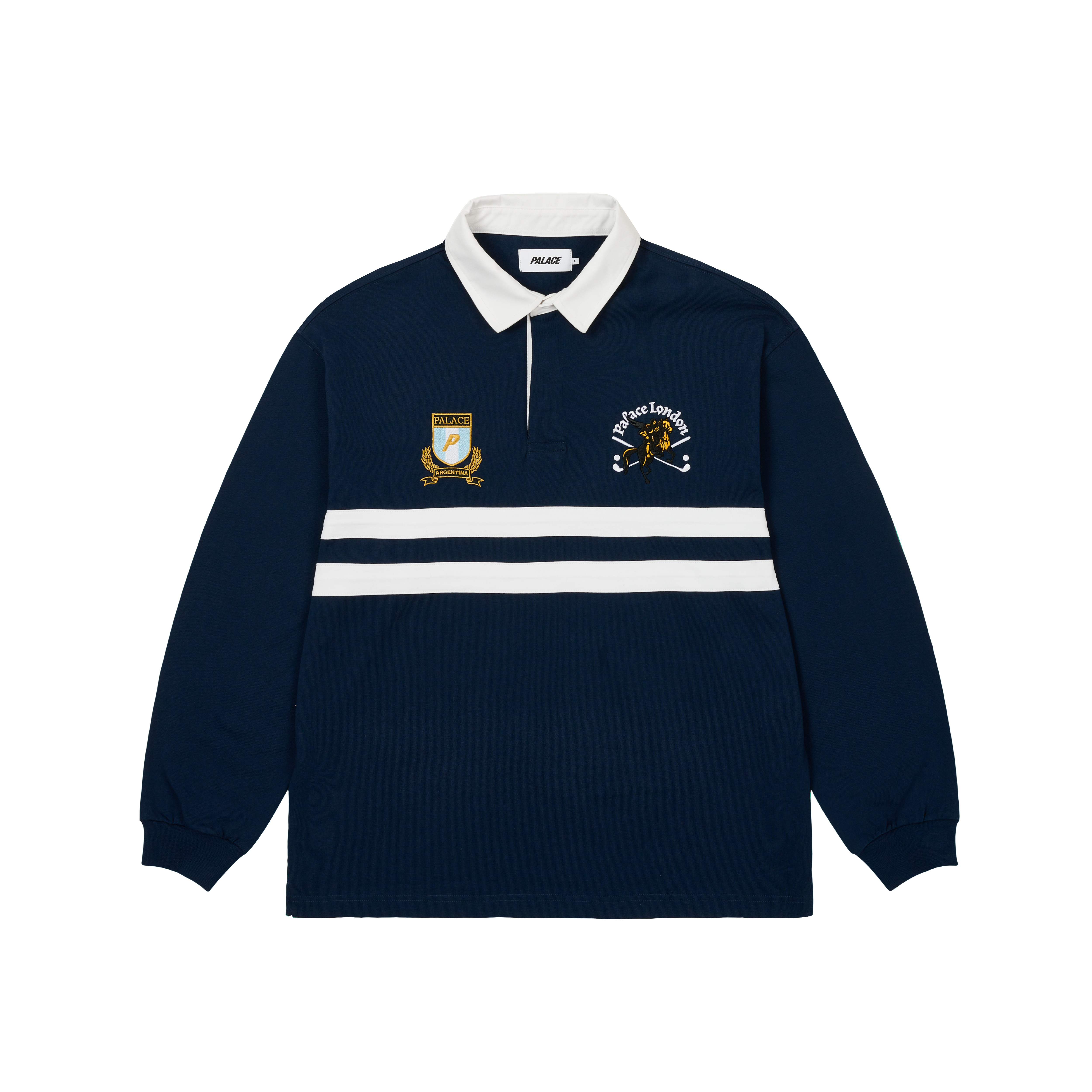 トップス PALACE SKATEBOARDS PALY RUGBY BLACK Palace Paly Rugby Black Men's - SS25 - US