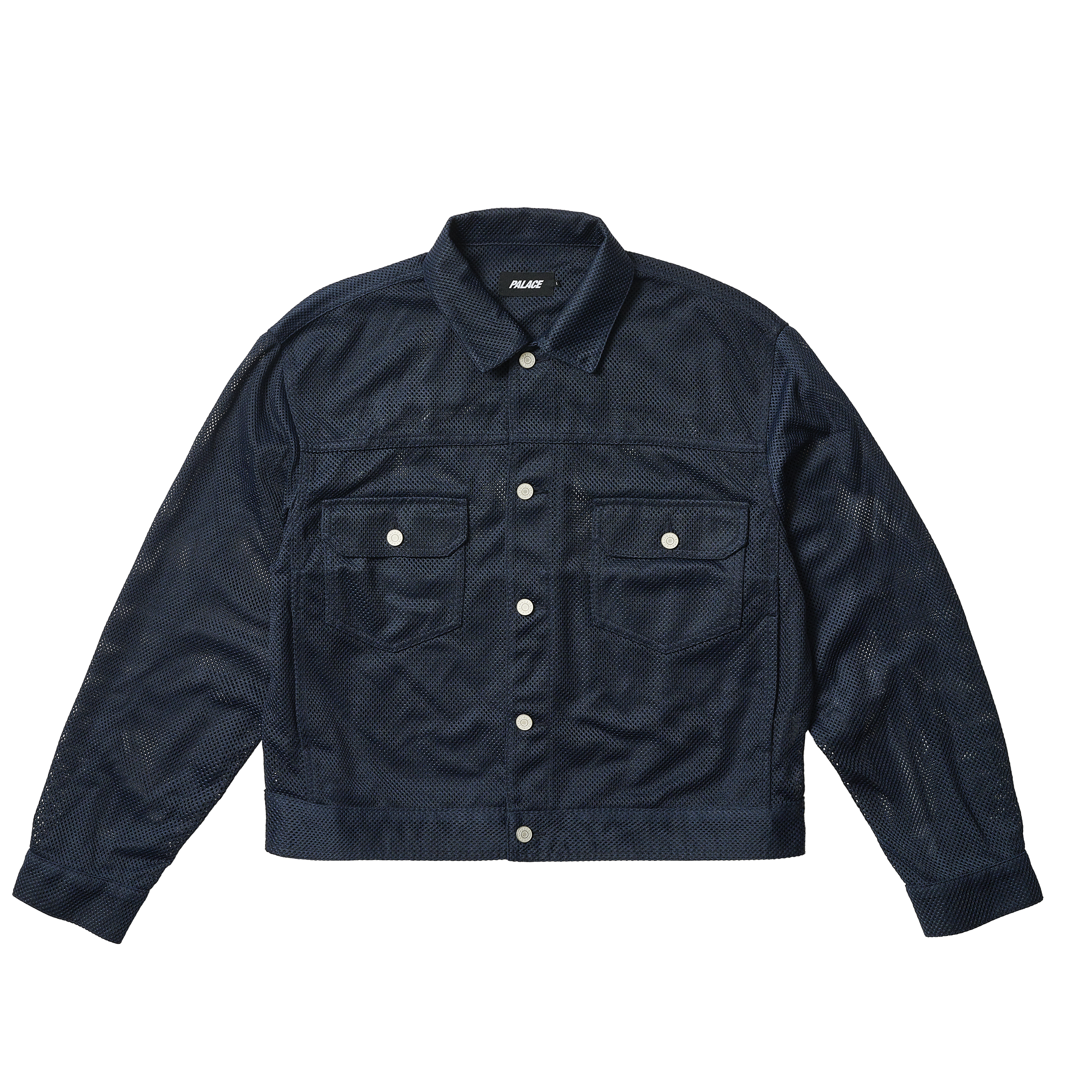 新品　Palace Neighborhood Mesh Trucker Blue Palace Neighborhood Mesh Trucker Blue Denim - Palace