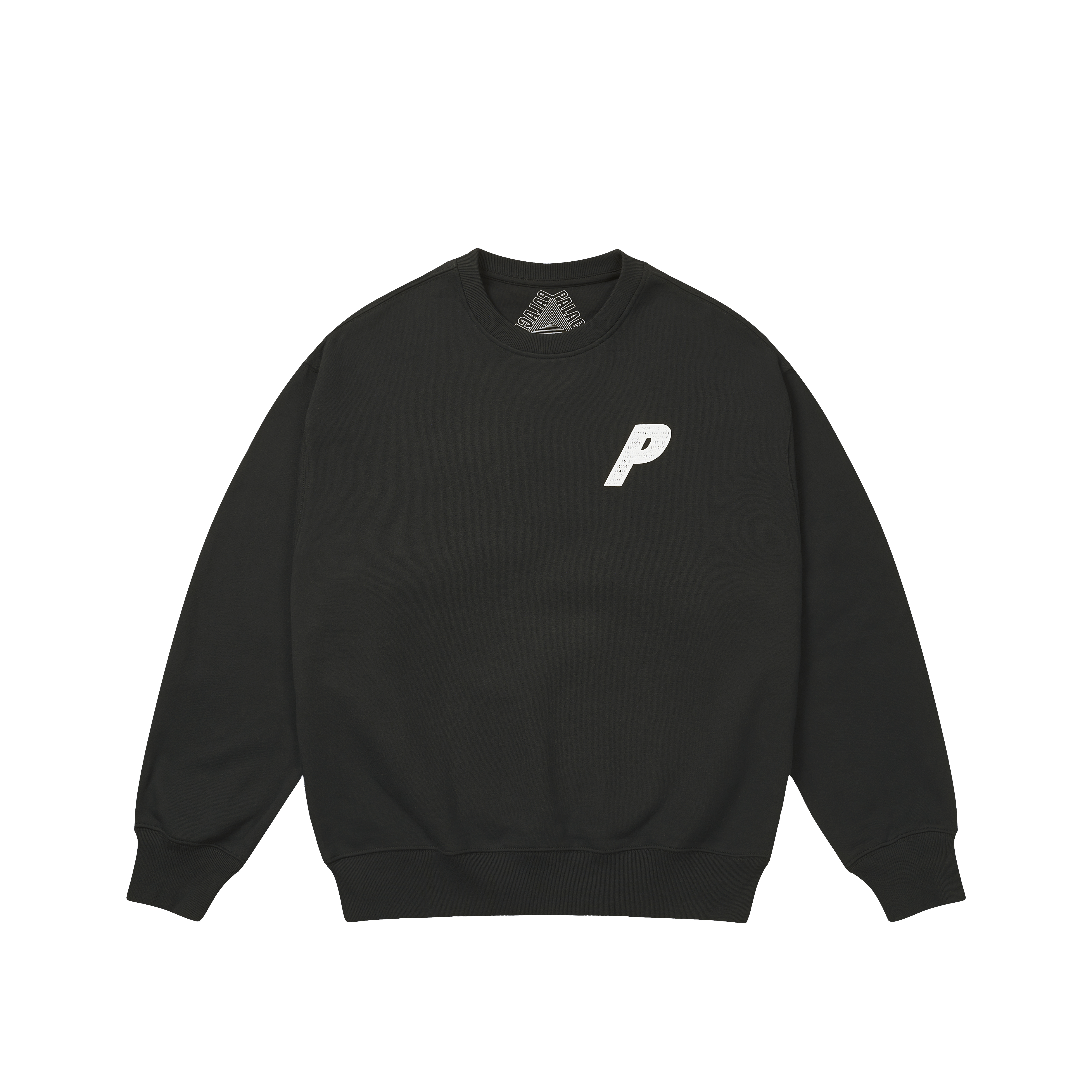 PALACE / スウェット/M/コットン/BLK/P3 CHAIN PUFF CREW P3 CHAIN PUFF CREW | PALACE SKATEBOARDS