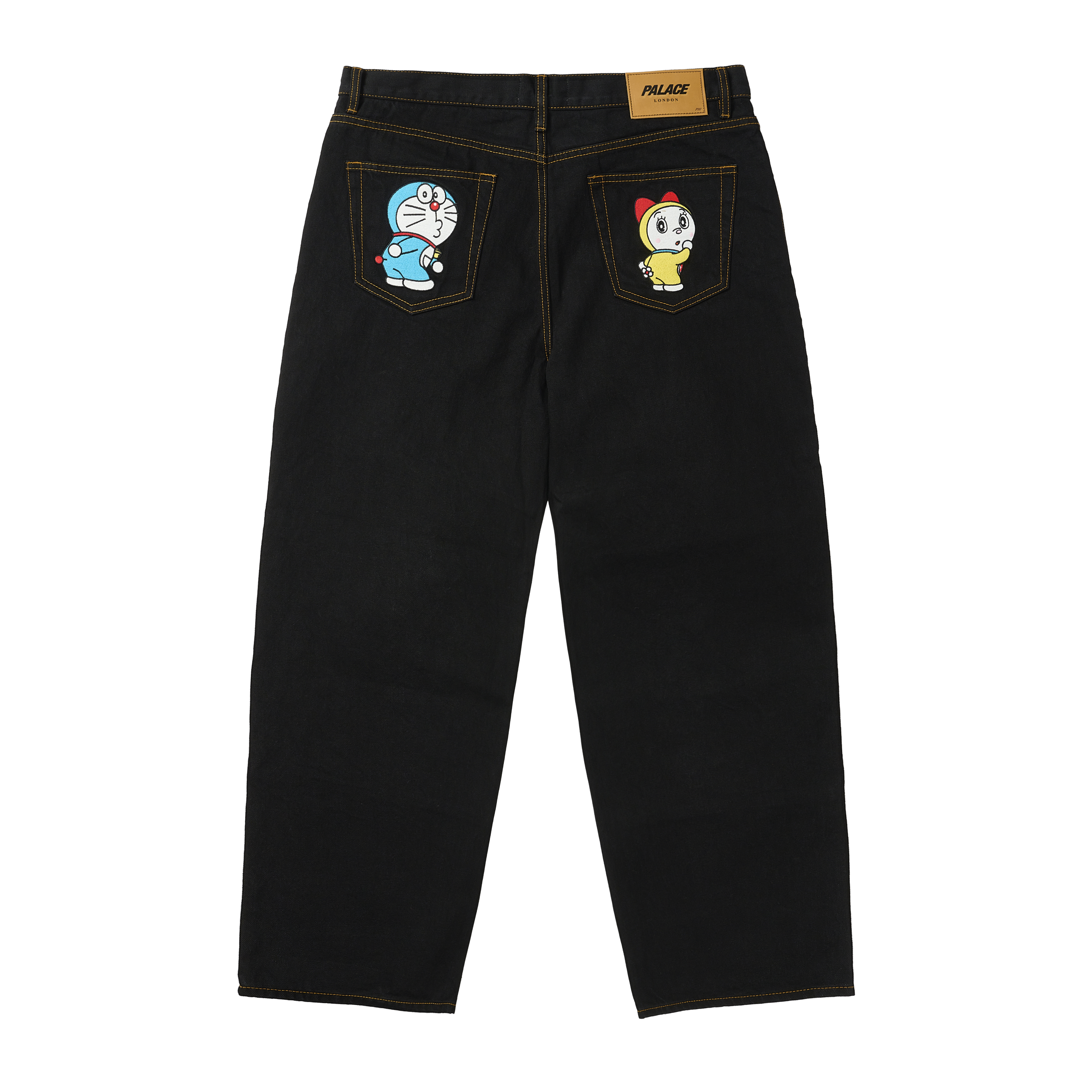 パンツ PALACE DORAEMON P90 JEAN STONE WASH Palace Doraemon P90 Jean Black Stone Wash Men's - FW25 - US