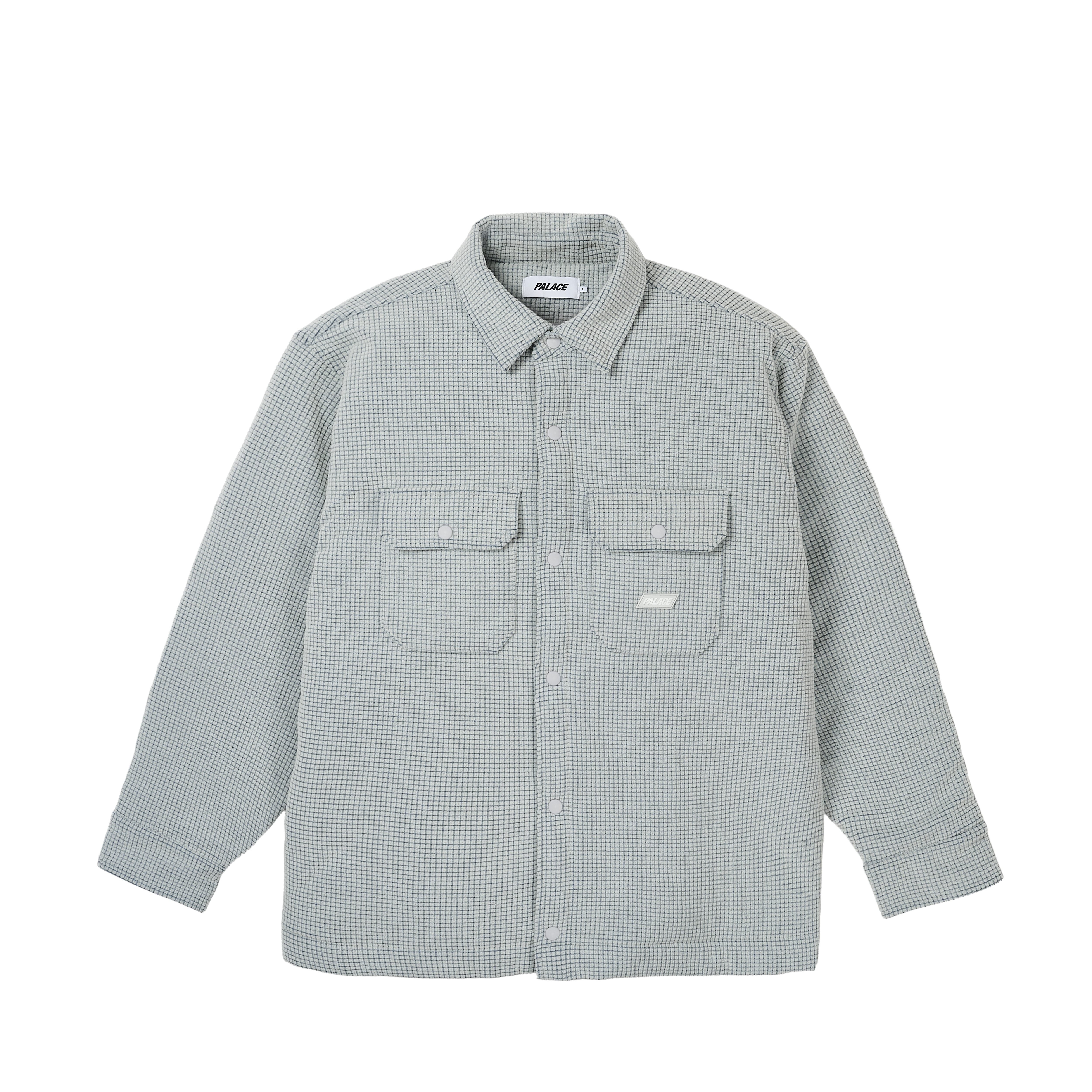 PALACE THERMAL INSULATED SHIRT GREY Sサイズ THERMAL INSULATED SHIRT | PALACE SKATEBOARDS