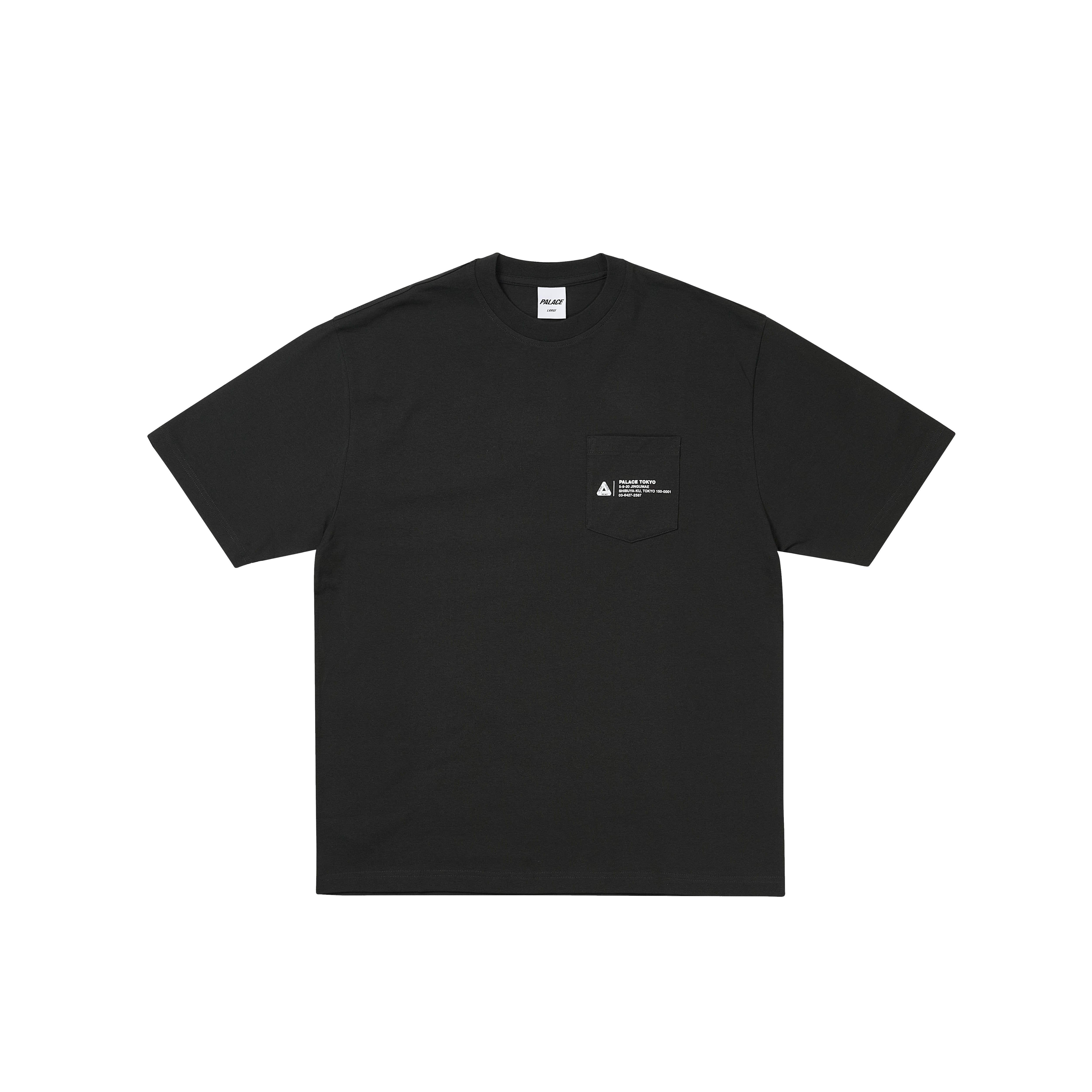 即発送 PALACE NEIGHBORHOOD POCKET T-SHIRT 黒 Palace Neighborhood Pocket T-Shirt Black - Palace