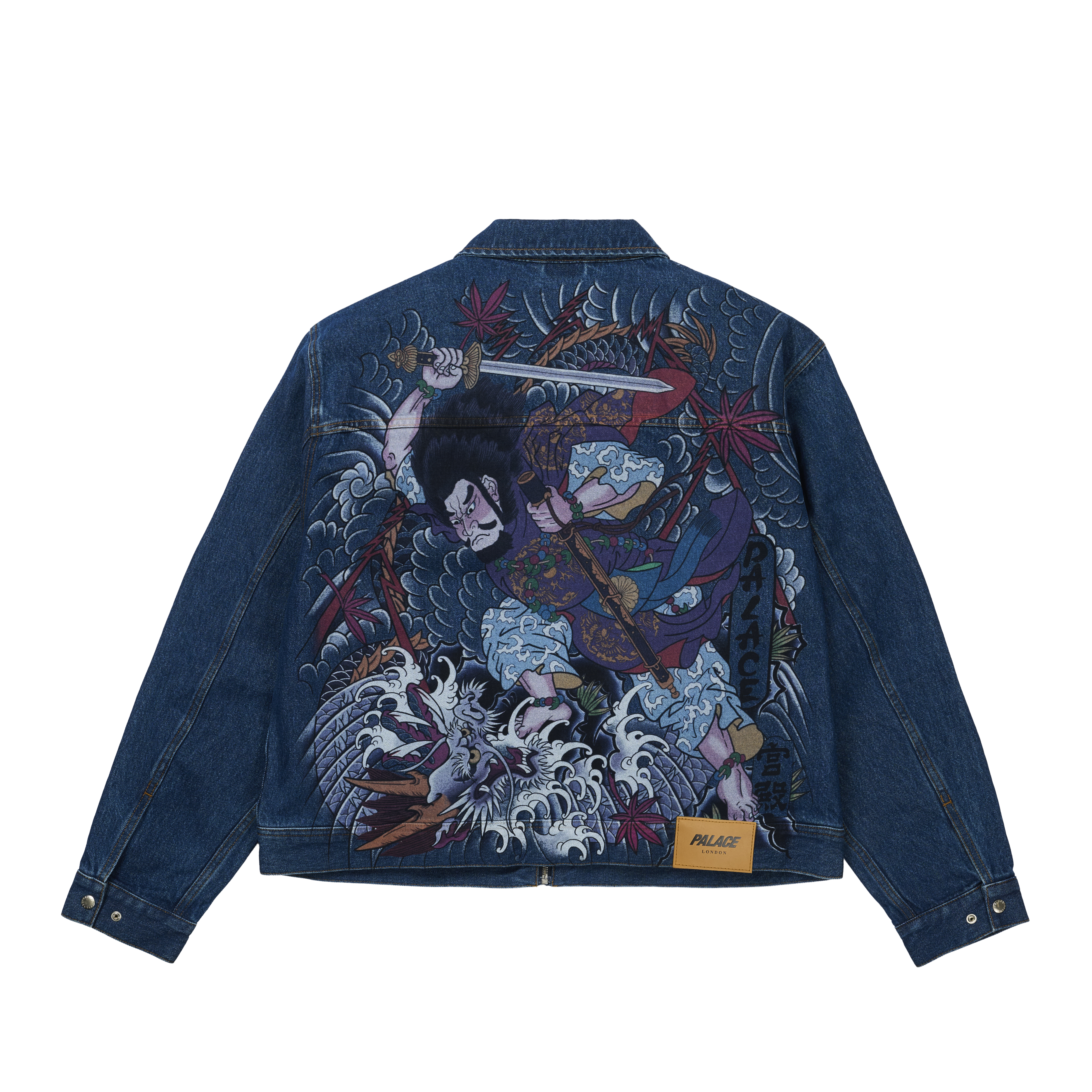 名作 Palace   Denim Jacket 野村 ☆24SS 大人気☆PALACE SPLAT DENIM JACKET (Palace Skateboards