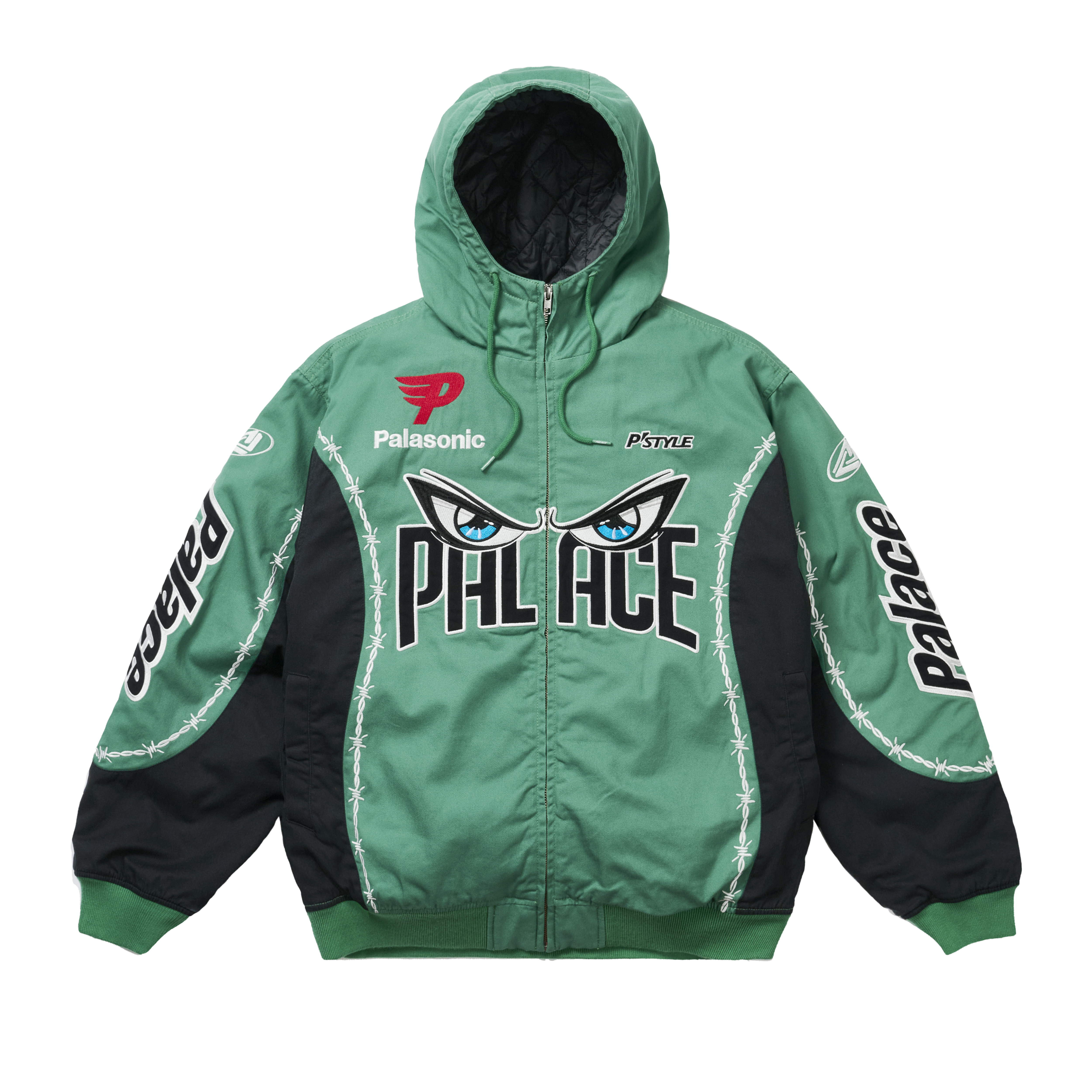 ジャケット・アウター PALACE SKATEBOARDS P-65 JACKET GREEN NEED FOR P'S JACKET | PALACE SKATEBOARDS