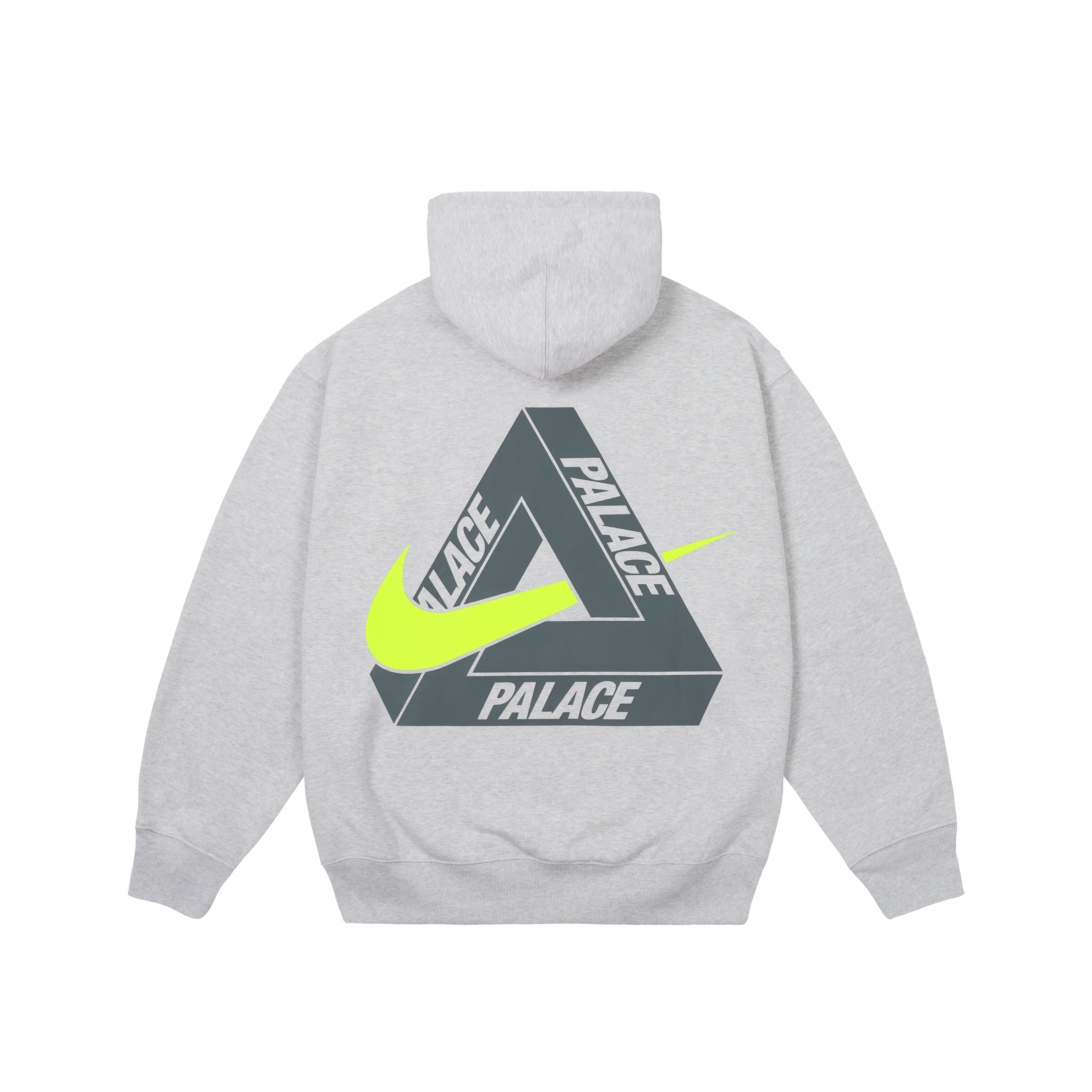 PALACE NIKE TRI SWOOSH HOOD GREY MARL | PALACE SKATEBOARDS