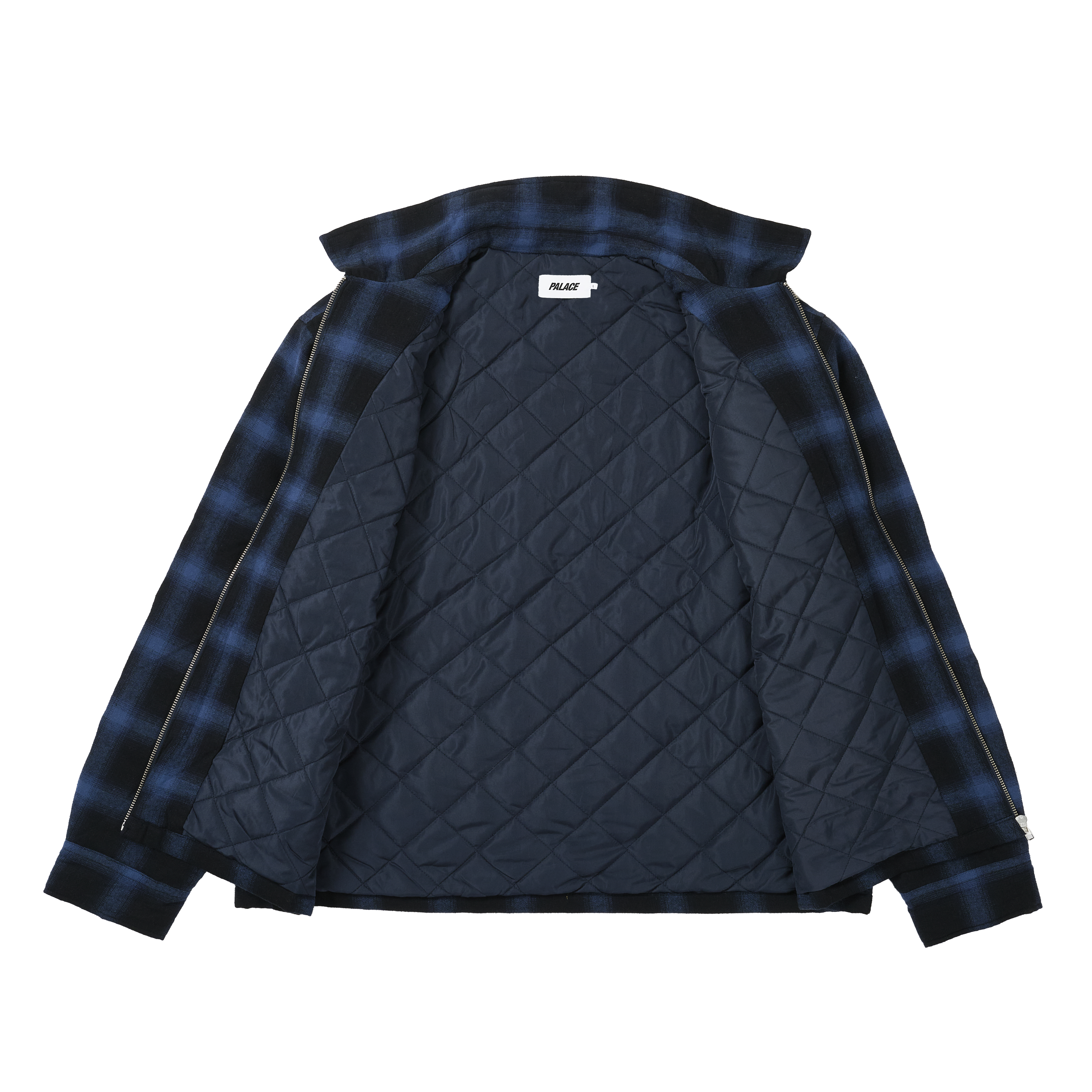 トップス PALACE Zip Up Shirt Navy L ZIP UP SHIRT | PALACE SKATEBOARDS