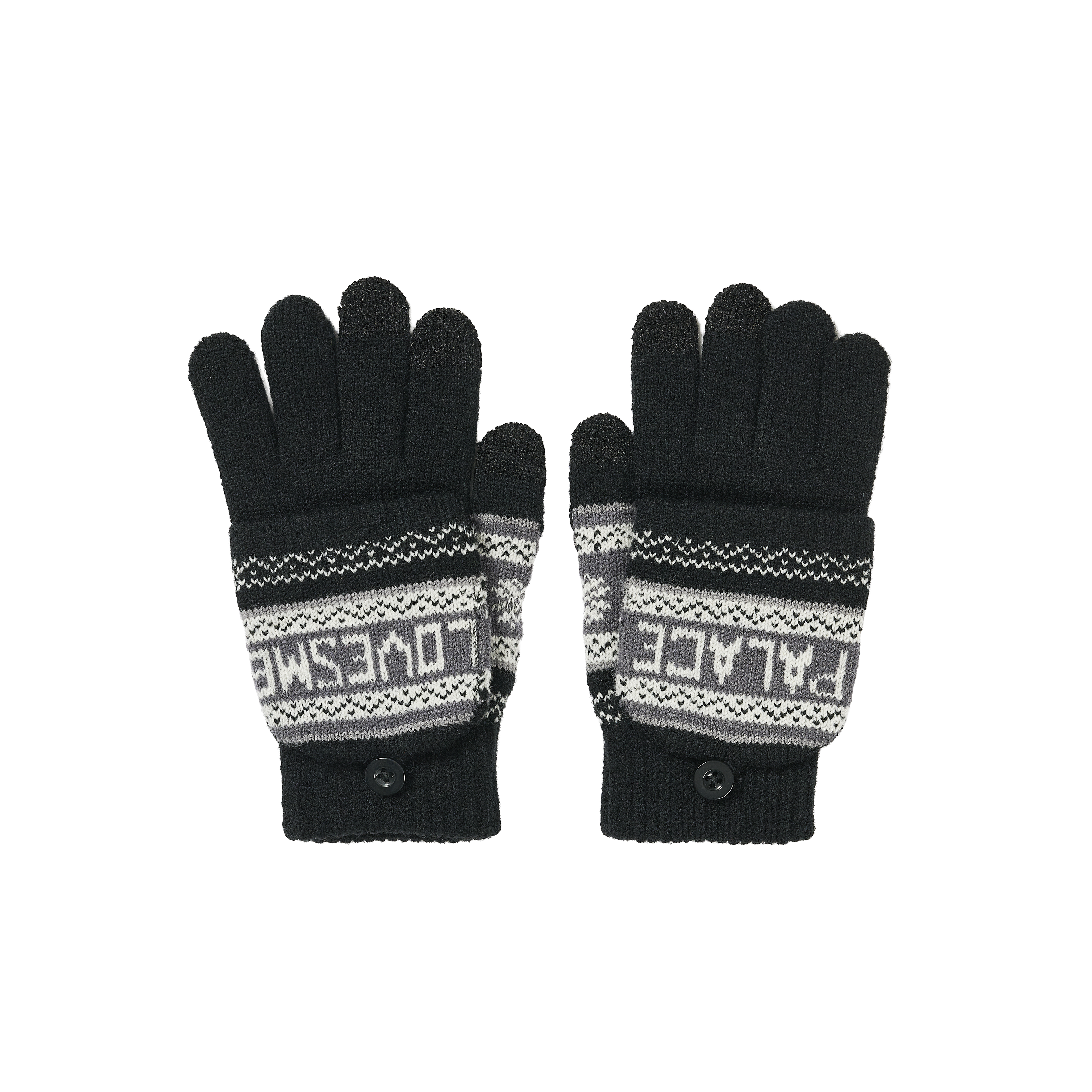 黒　palace loves me knitted gloves black PALACE LOVES ME KNITTED GLOVES | PALACE SKATEBOARDS