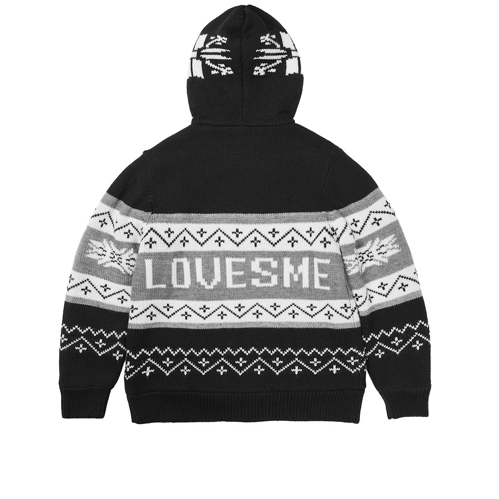 PALACE LOVES ME HOODED KNIT | PALACE SKATEBOARDS