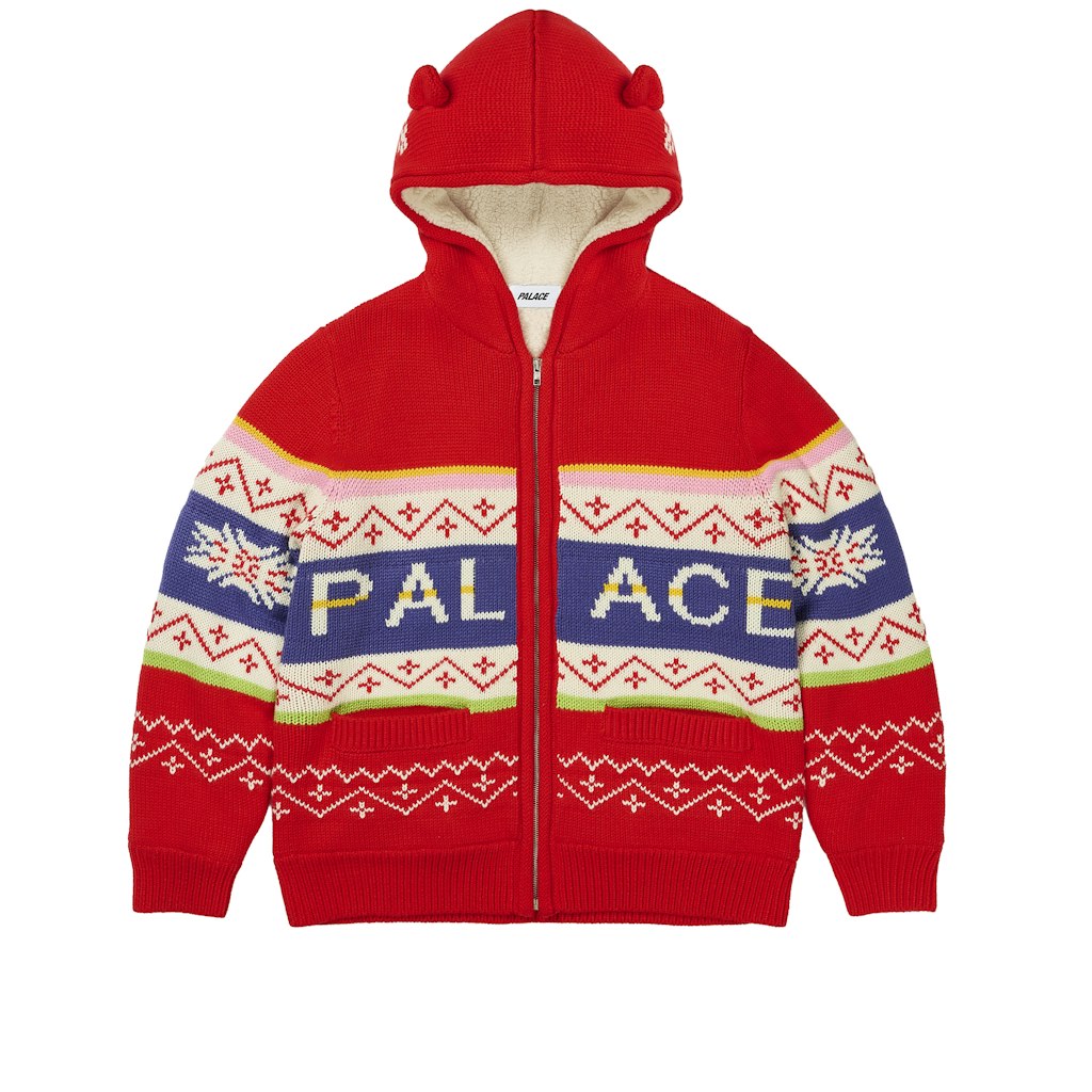 PALACE LOVES ME HOODED KNIT | PALACE SKATEBOARDS