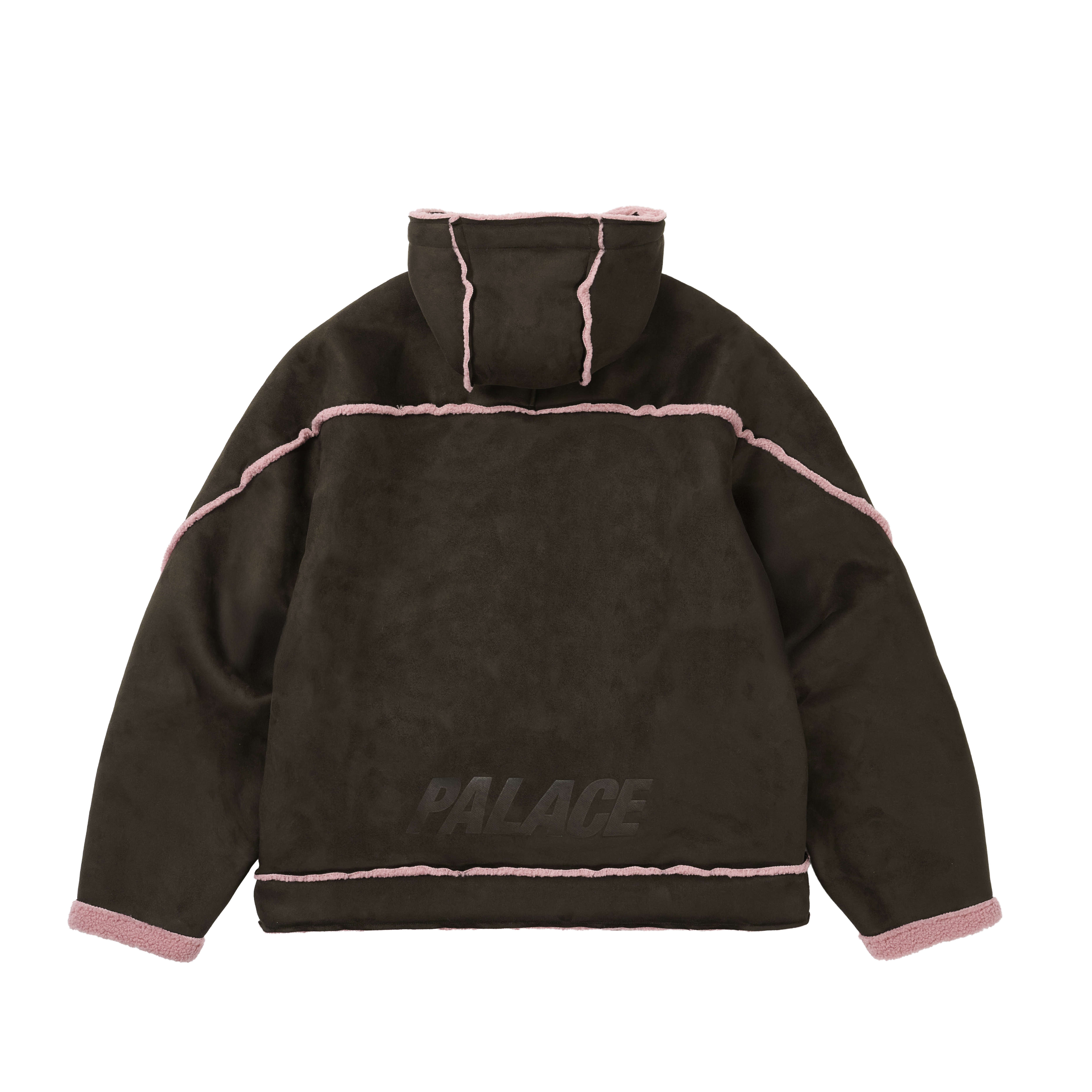 SHERPA FAUX SUEDE HOODED JACKET | PALACE SKATEBOARDS