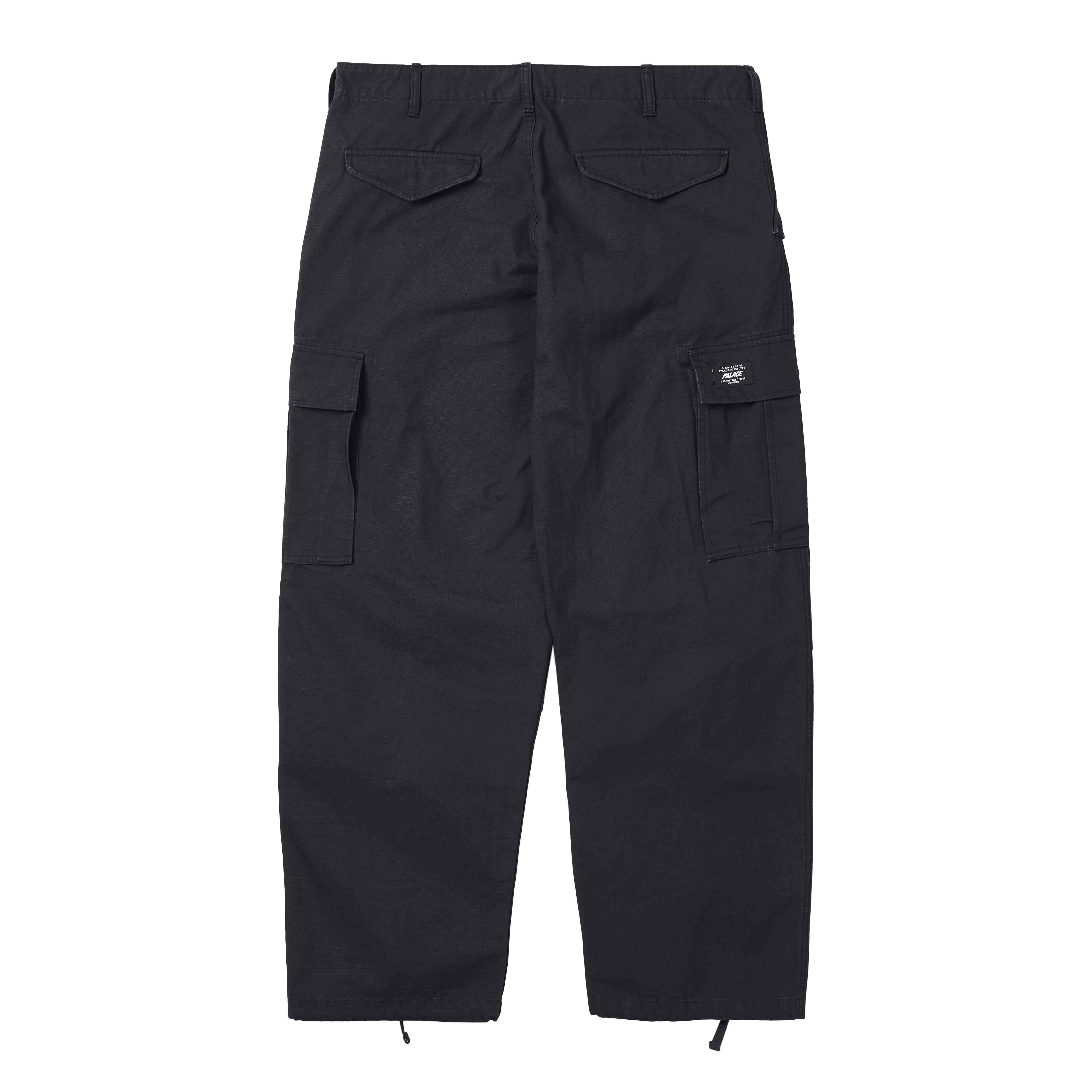 パンツ PALACE RIPSTOP CARGO TROUSER BLACK 1767628822-ripstop-cargo-