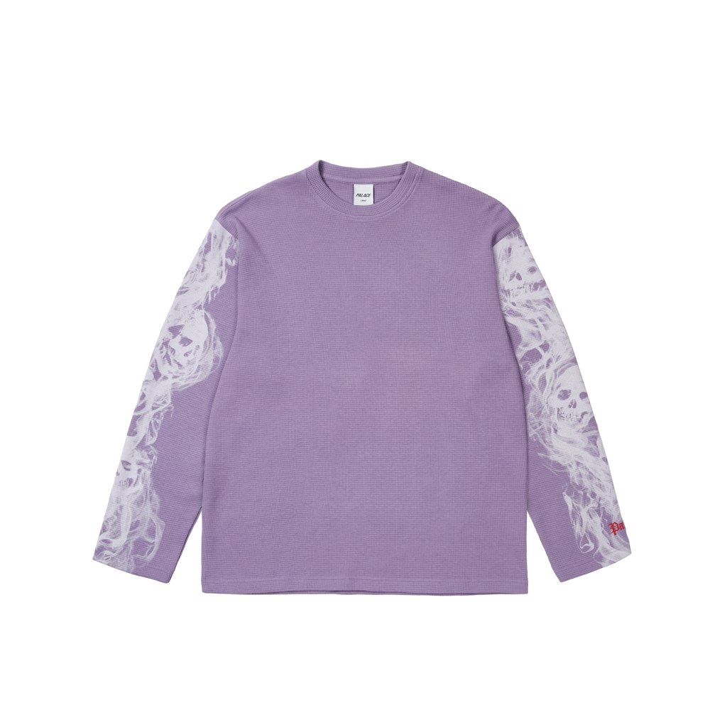 SMOKED WAFFLE LONGSLEEVE | PALACE SKATEBOARDS