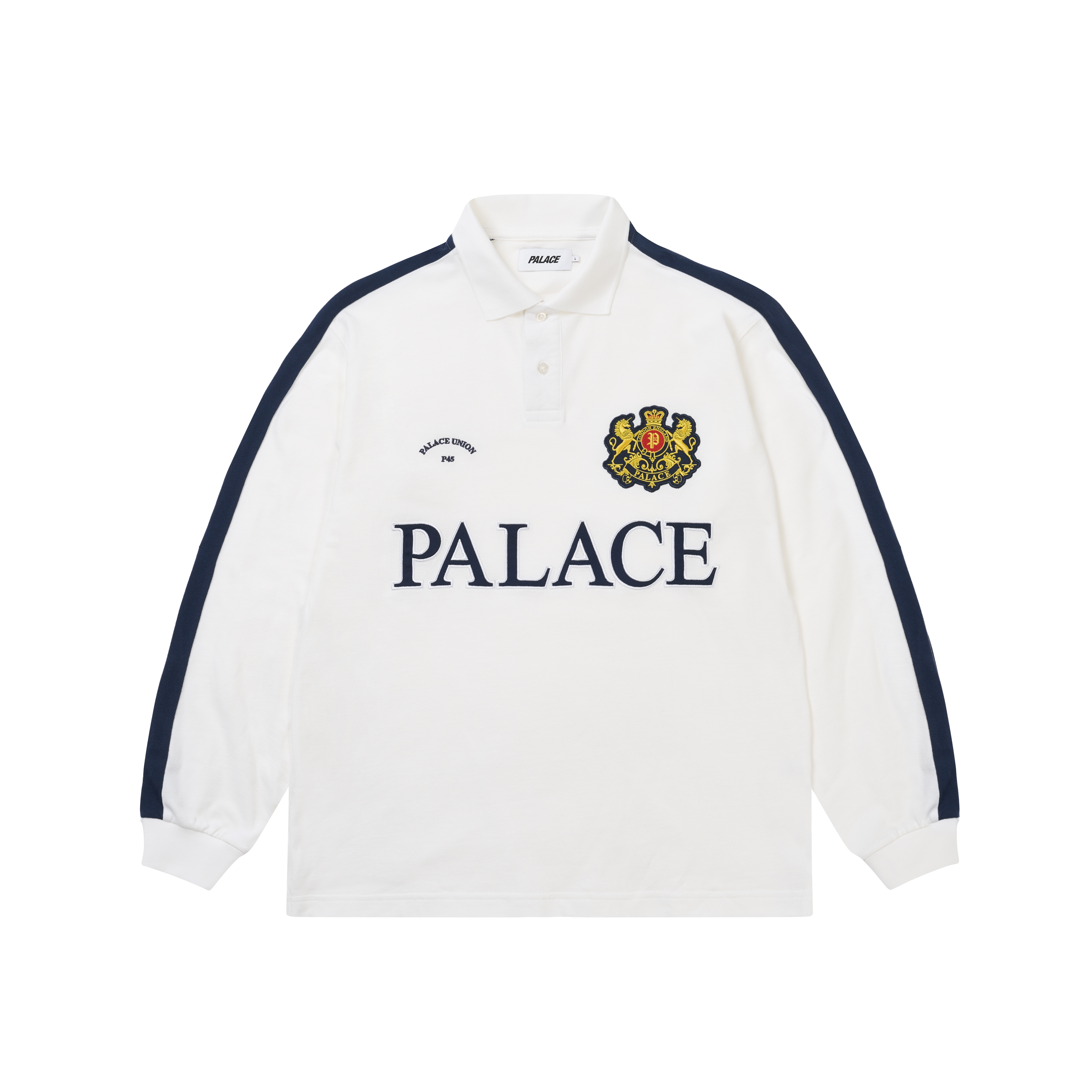 ESTABLISHED LONGSLEEVE POLO | PALACE SKATEBOARDS