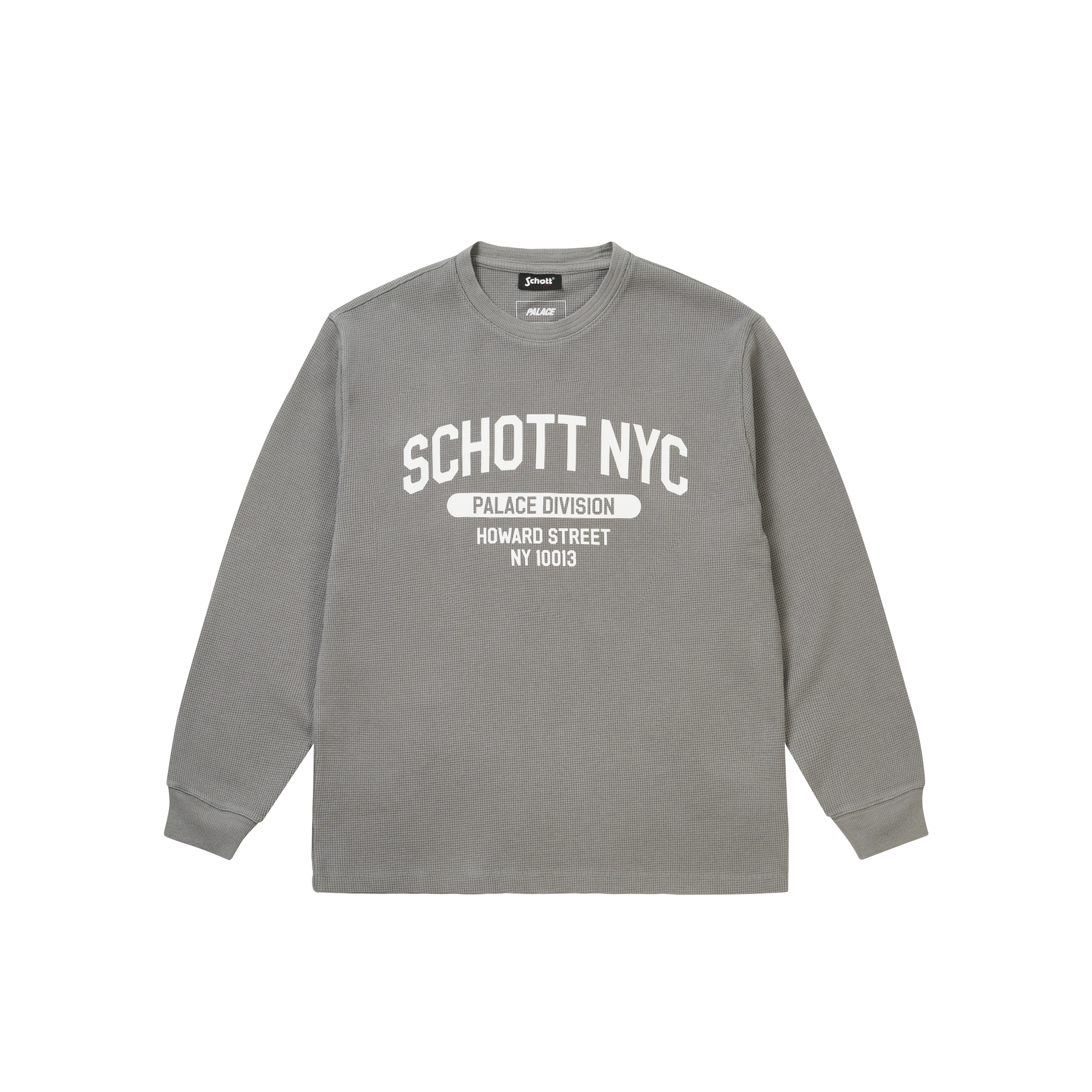 SMOKED WAFFLE LONGSLEEVE | PALACE SKATEBOARDS
