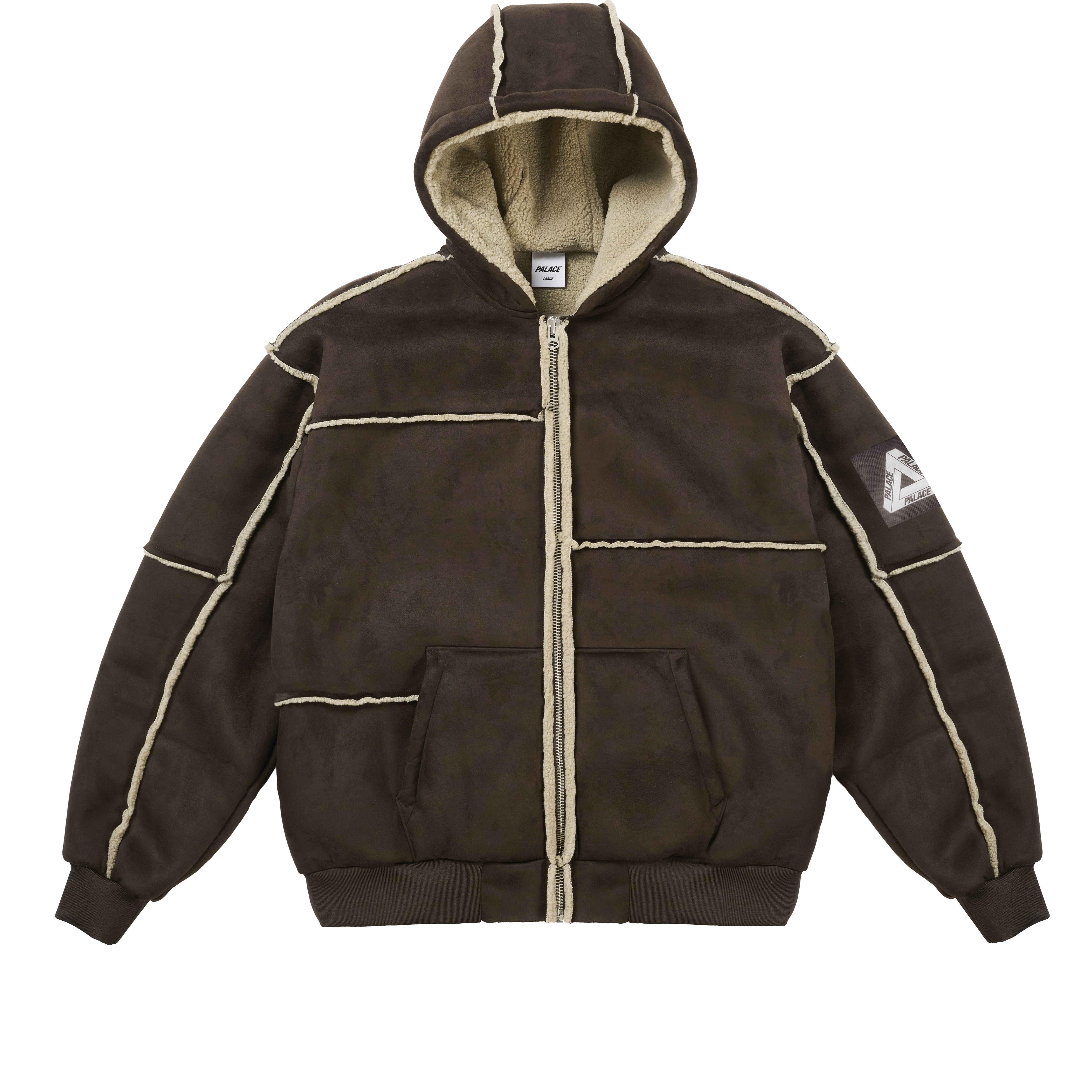 PATCH ME UP SHEARLING JACKET | PALACE SKATEBOARDS