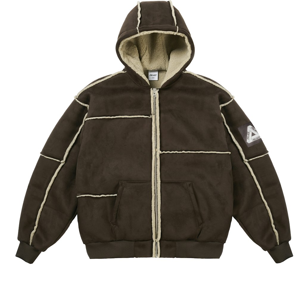 PATCH ME UP SHEARLING JACKET | PALACE SKATEBOARDS 