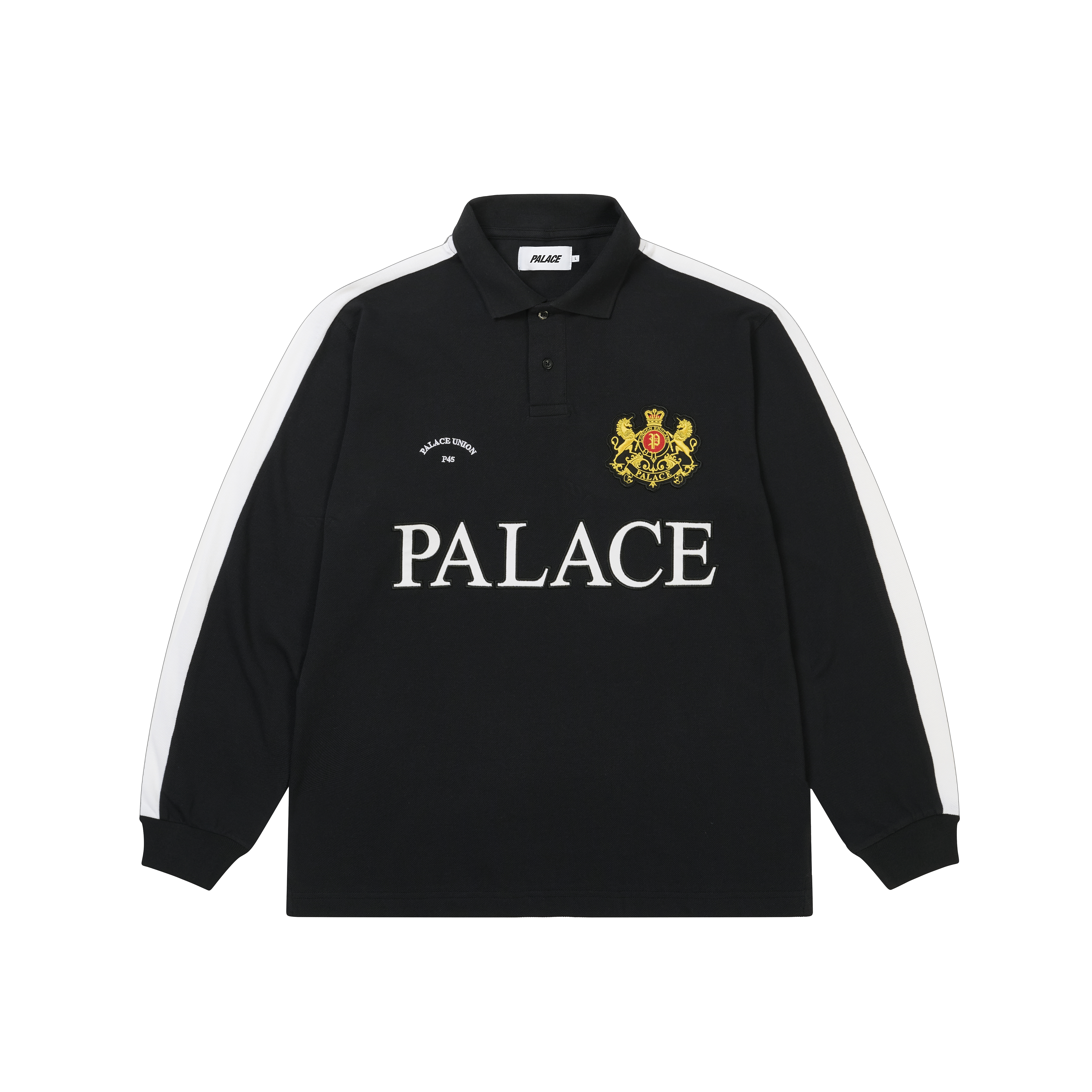 ESTABLISHED LONGSLEEVE POLO | PALACE SKATEBOARDS