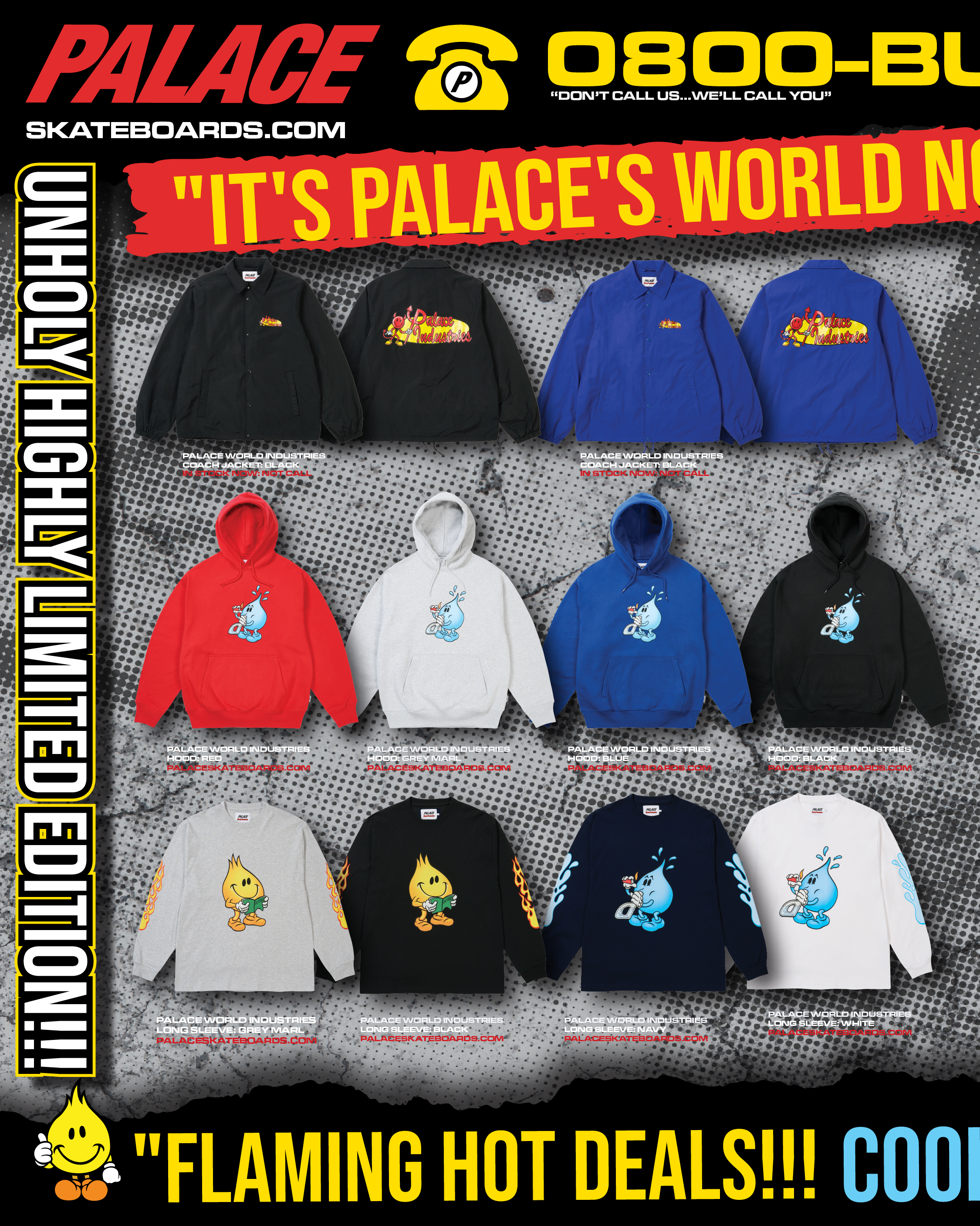 PALACE WORLD INDUSTRIES | PALACE SKATEBOARDS