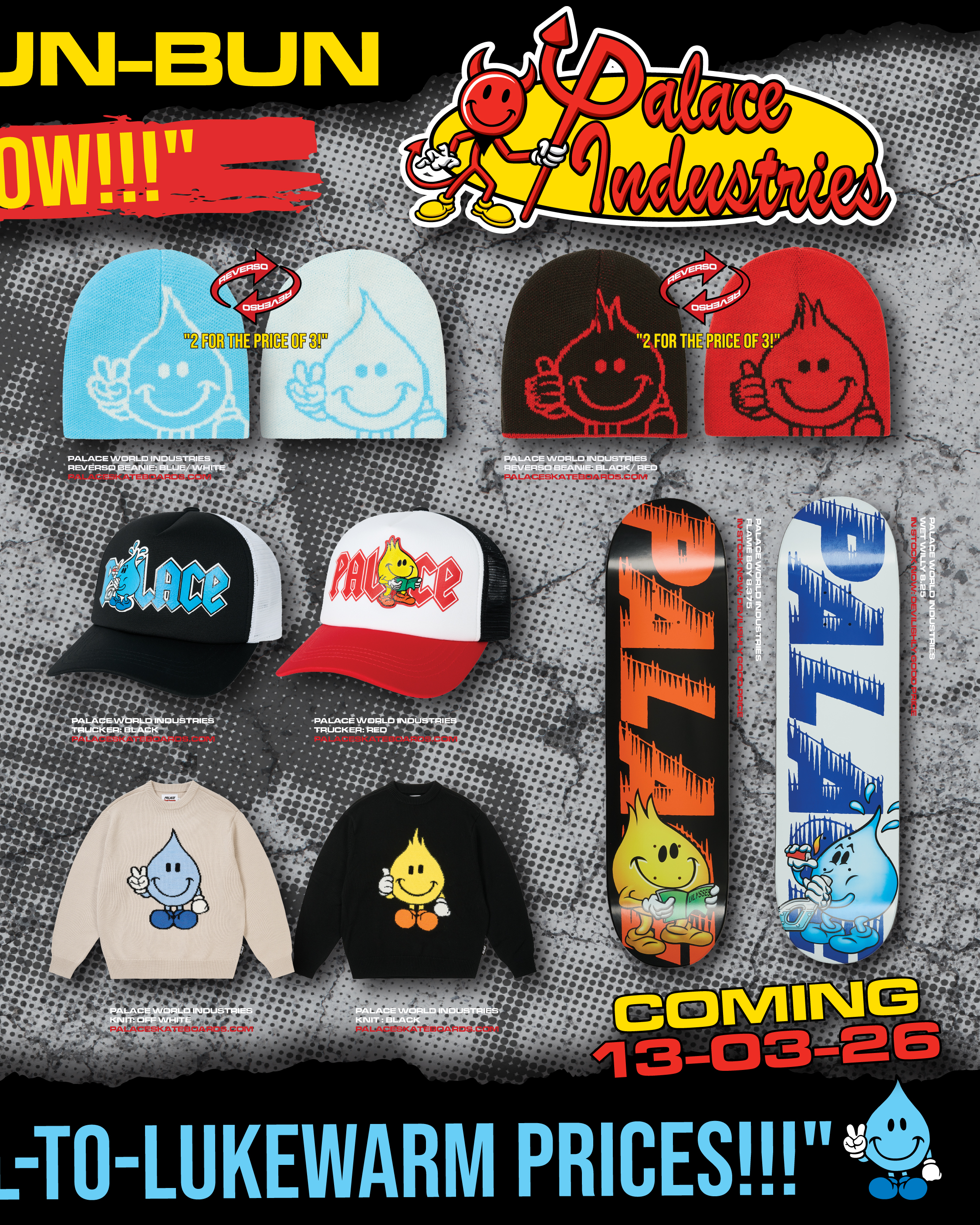 トップス PALACE WORLD INDUSTRIES HOOD RED PALACE WORLD INDUSTRIES | PALACE SKATEBOARDS