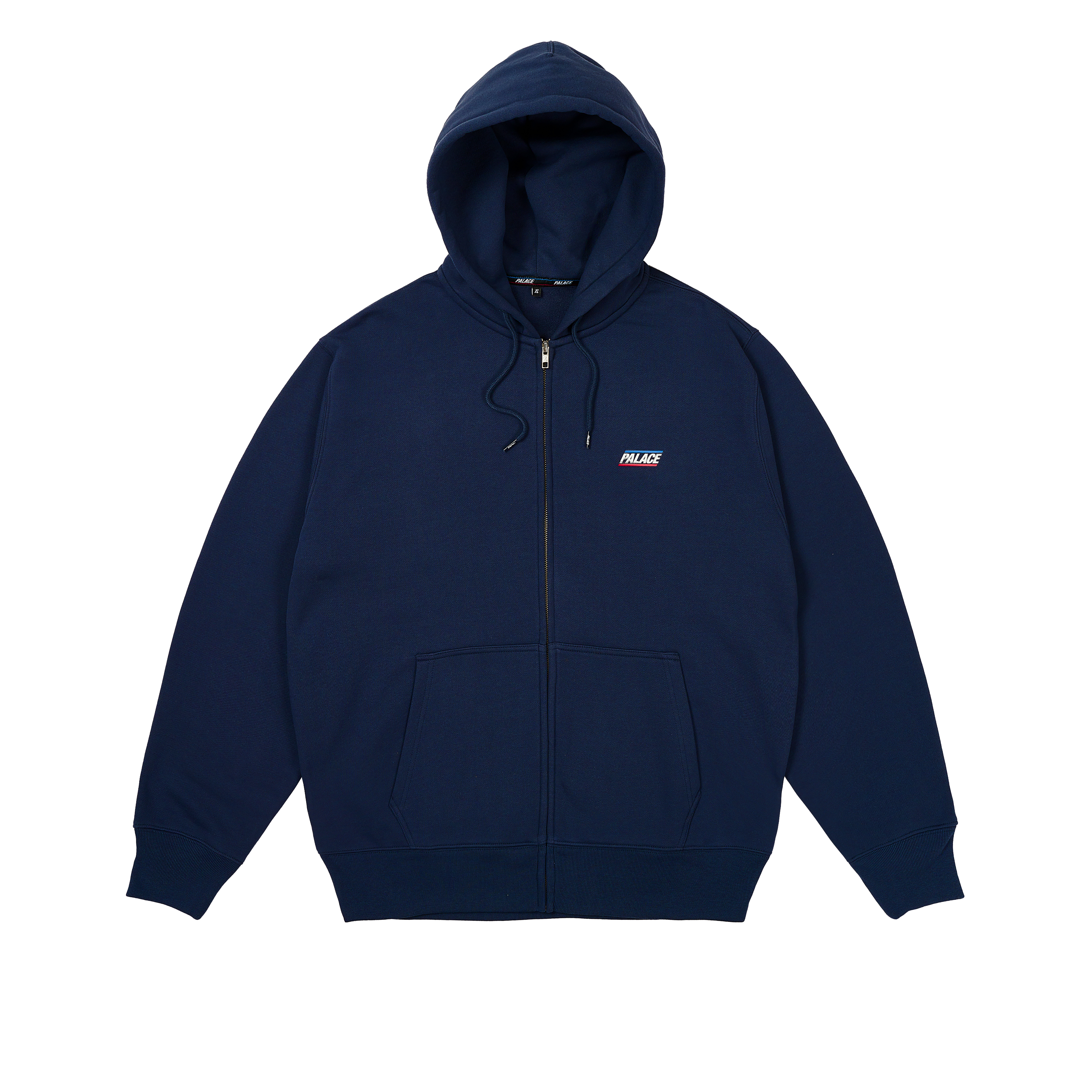 【汰】palace UNISEX ZIP HOOD NAVY BASICALLY A ZIP HOOD | PALACE SKATEBOARDS