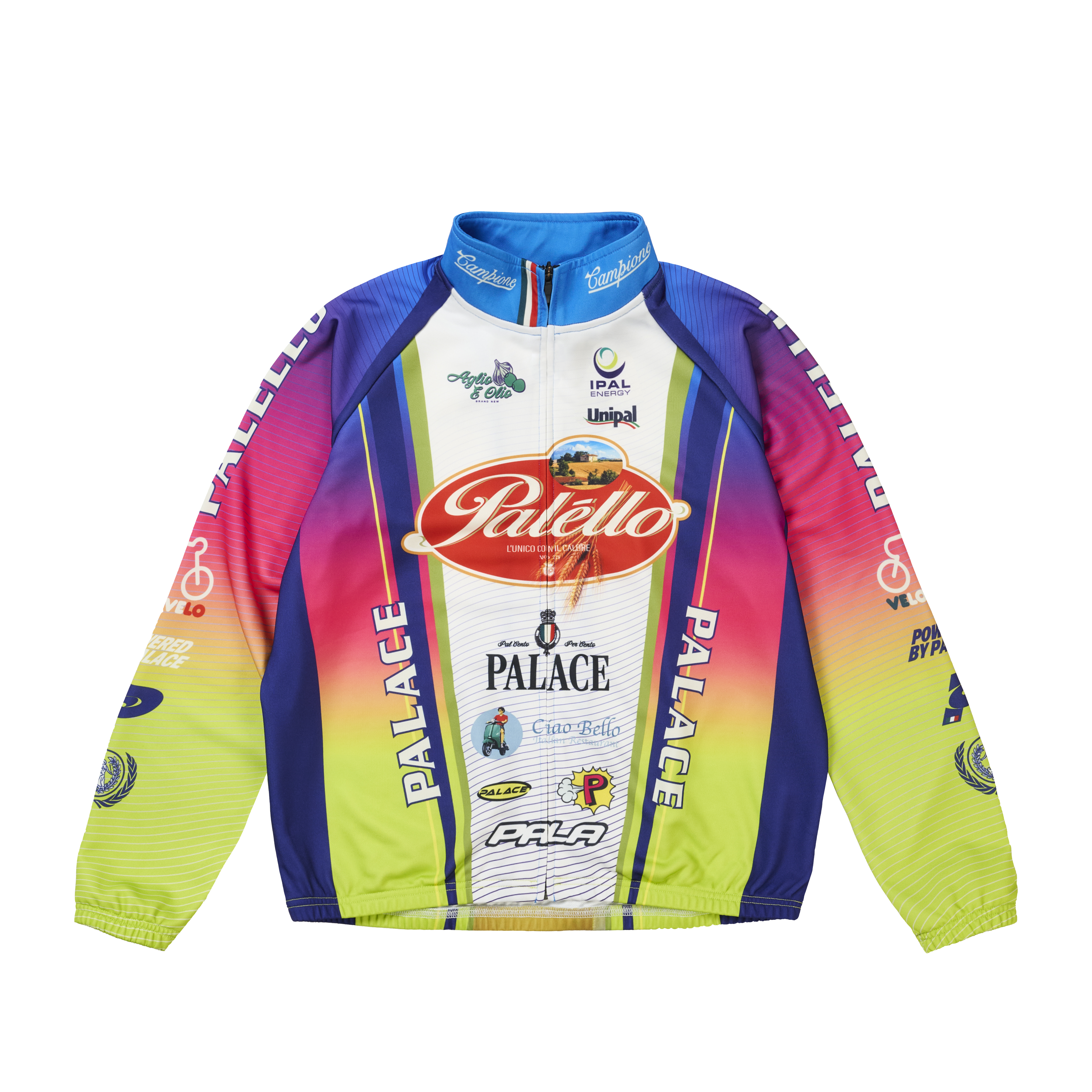 PALELLO CYCLING ZIP JACKET | PALACE SKATEBOARDS