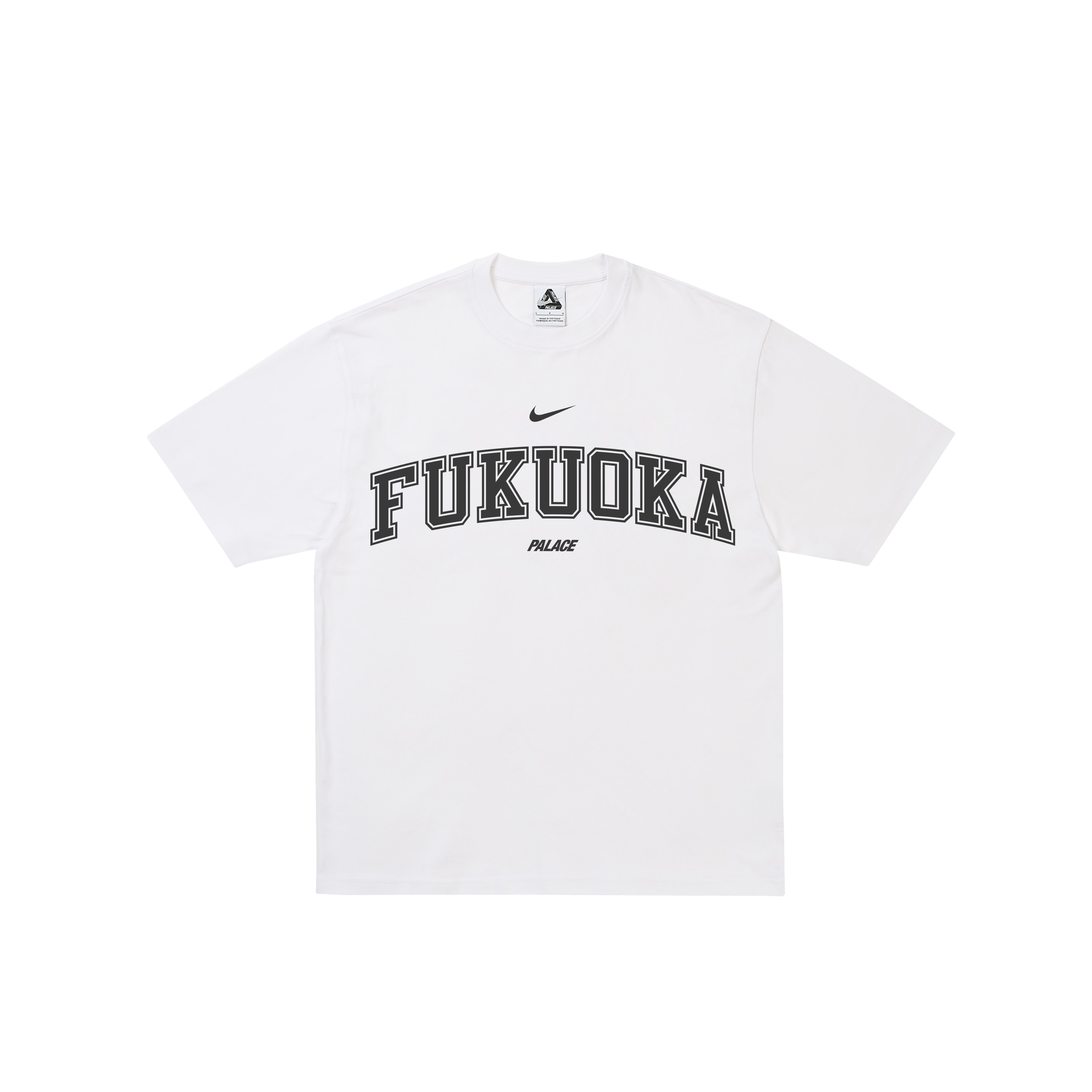 PALACE Nike FUKUOKA Tシャツ ホワイト PALACE NIKE SHOP T-SHIRT | PALACE SKATEBOARDS