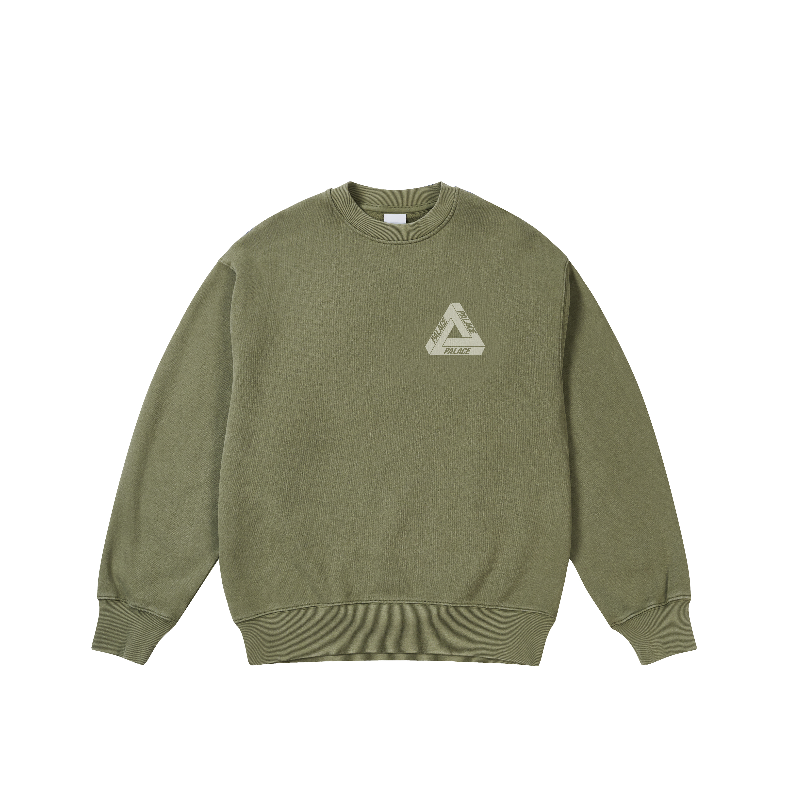 トップス PALACE PIGMENT TRI CREW THE DEEP GREEN/L PIGMENT TRI CREW | PALACE SKATEBOARDS