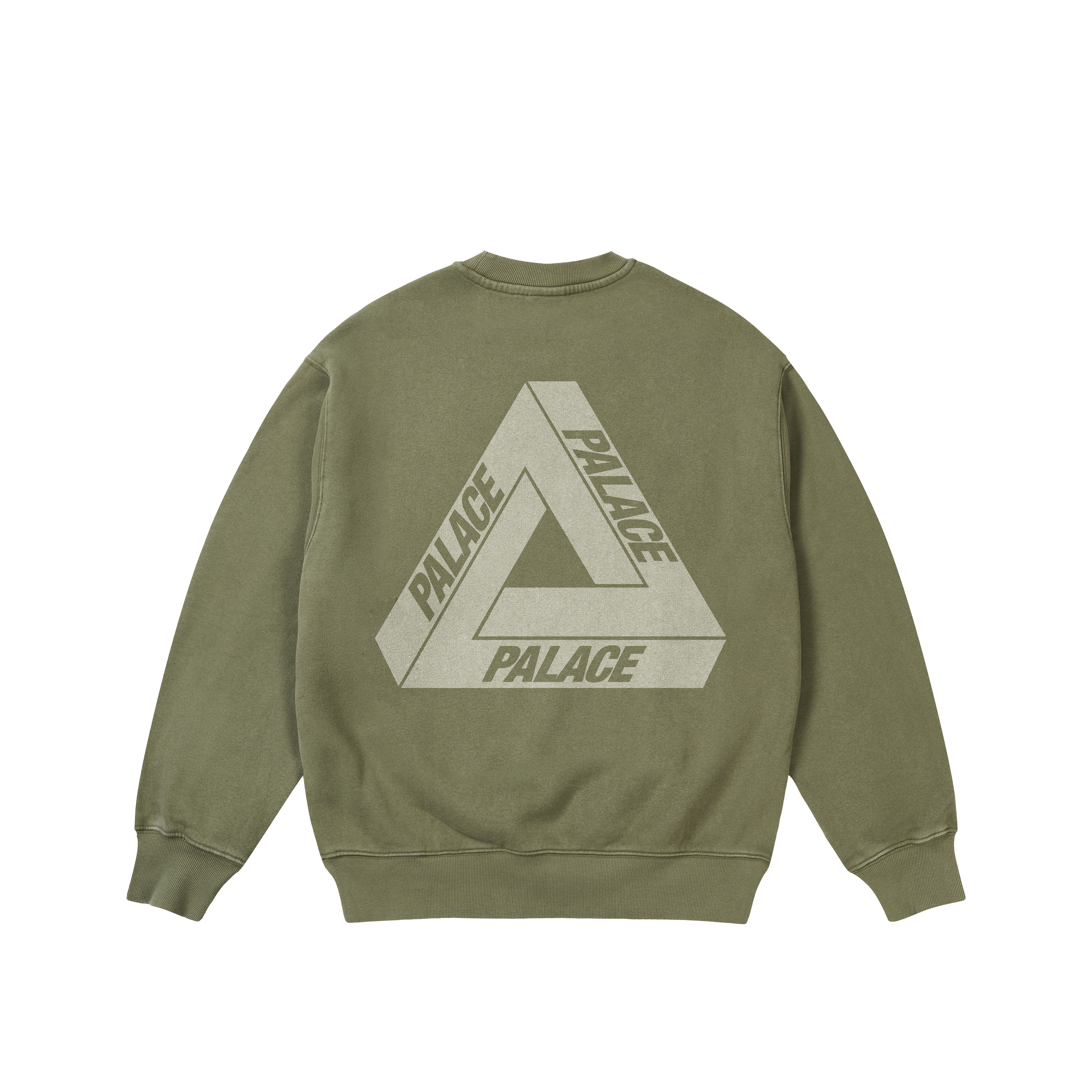 トップス PALACE PIGMENT TRI CREW THE DEEP GREEN/L PIGMENT TRI CREW | PALACE SKATEBOARDS