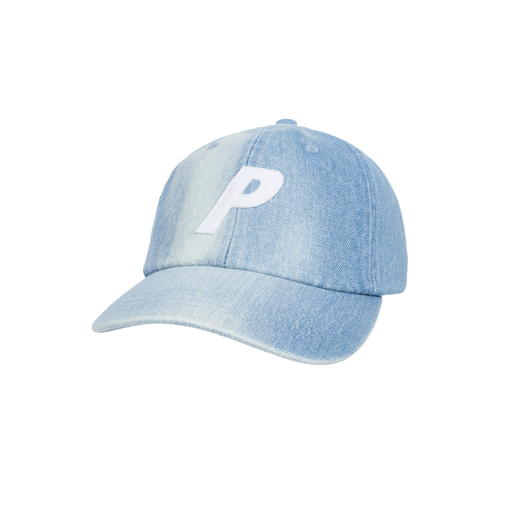 BLEACHED DENIM P 6-PANEL | PALACE SKATEBOARDS