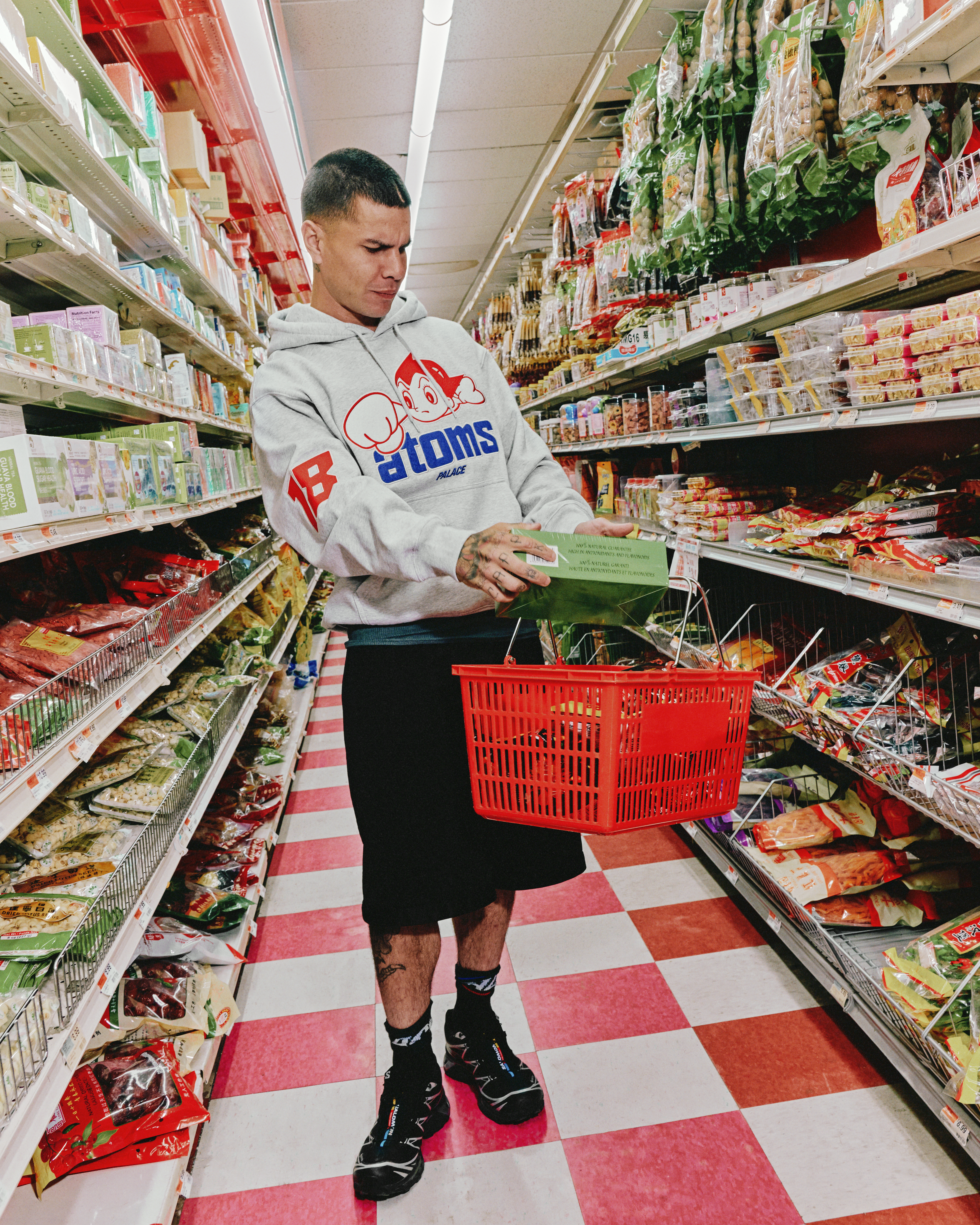 PALACE Skateboards×オーバーシャツ ジャケット M Palace Skateboards
