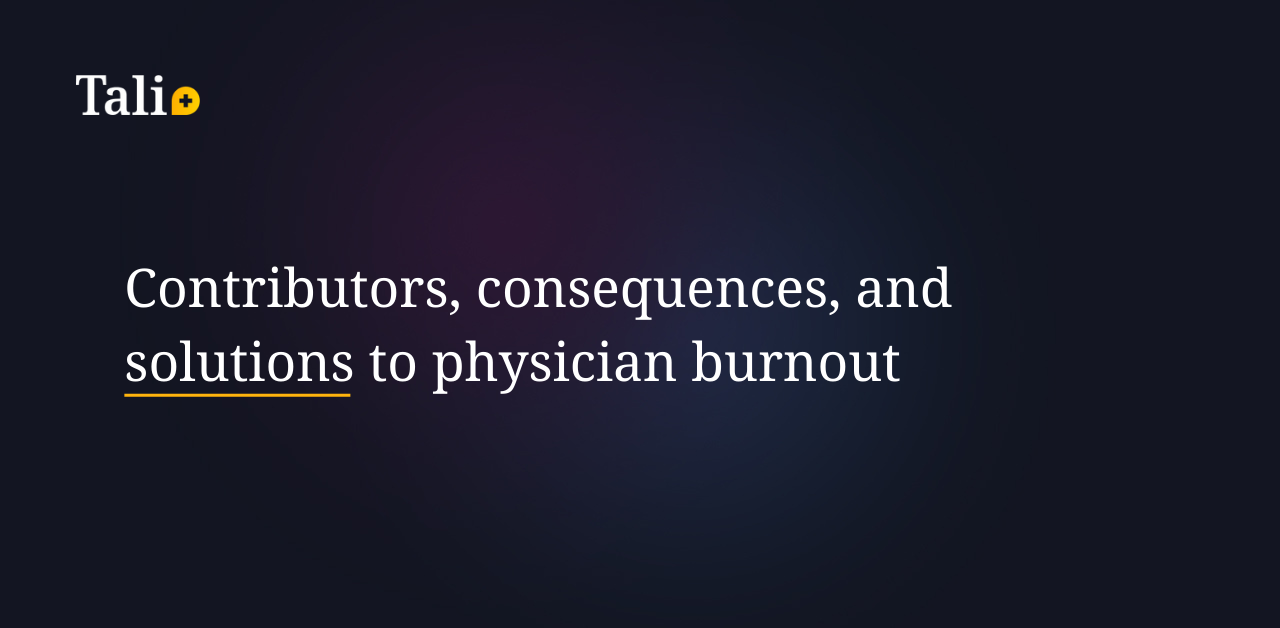 featured image thumbnail title contributors, consequences, and solutions to physician burnout