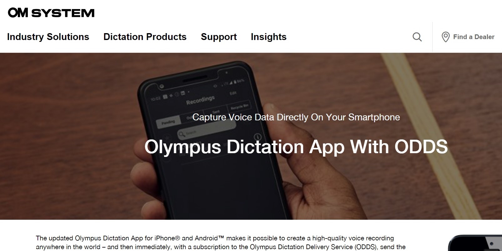 Olympus Dictation