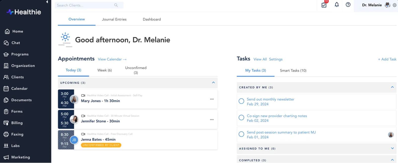 Tali AI Scribe for Healthie EHR