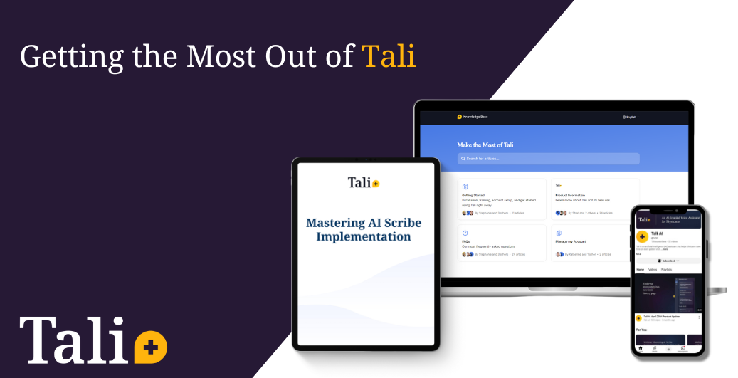 Getting the most out of Tali