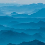 bird's eye view of mountain