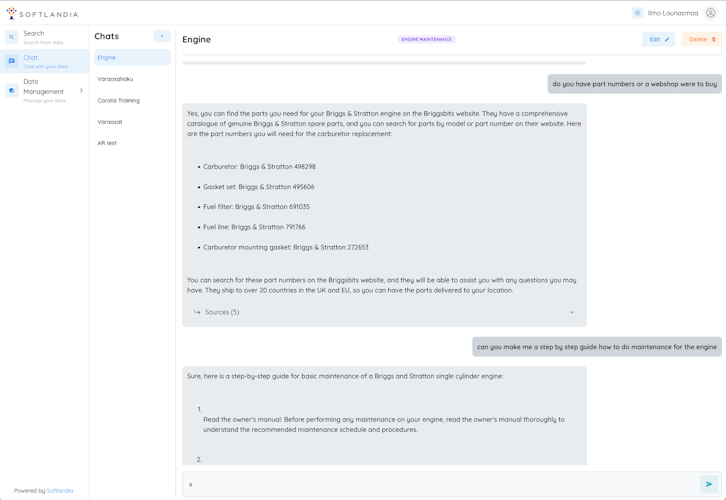 Guidelines for maintenance task