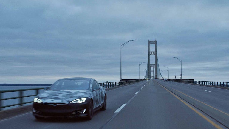 Video of test car powered by ONE Gemini 001 prototype battery pack traveling 752 miles on a single charge