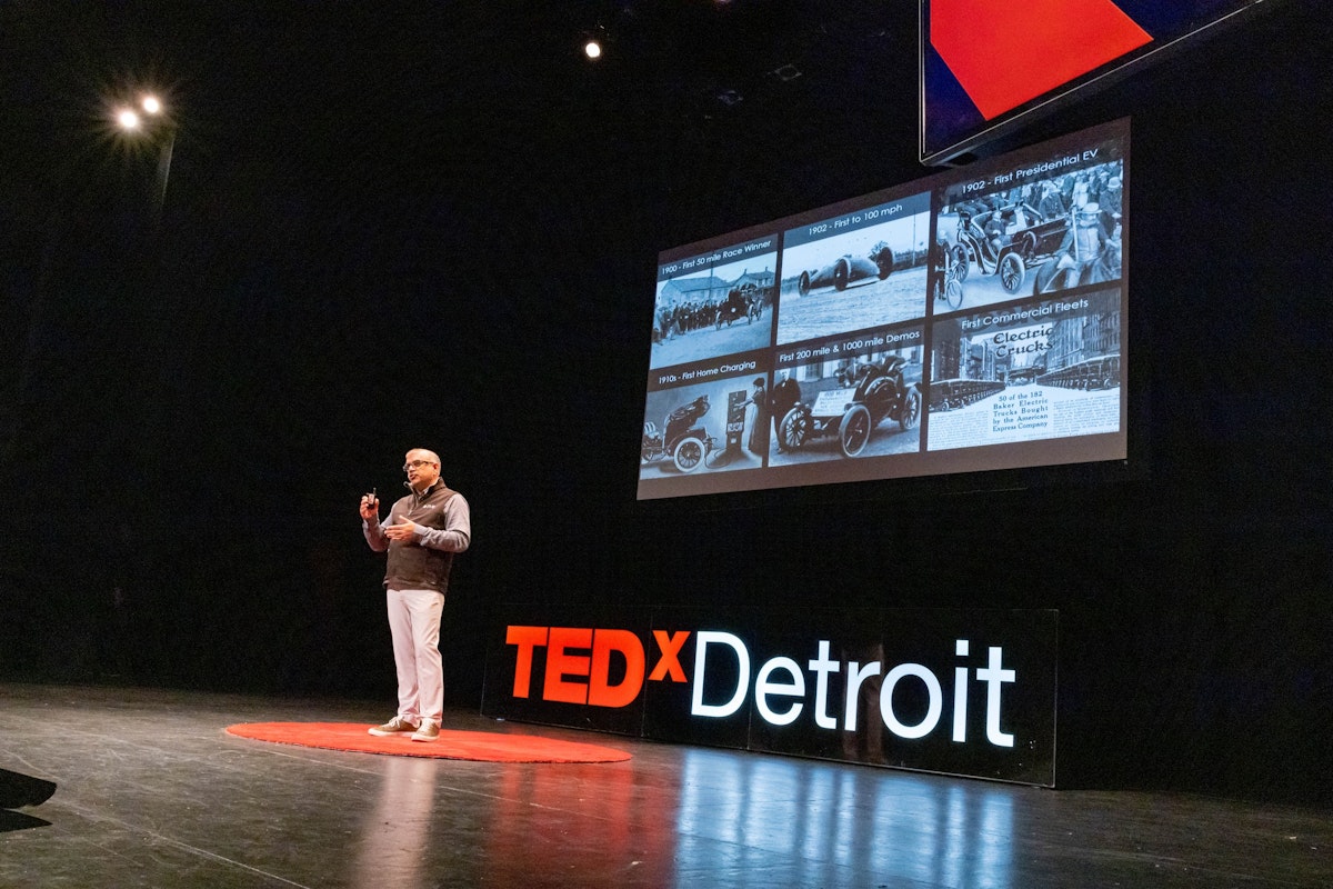 Mujeeb Ijaz at TEDx Detroit 2022 Our Next Energy