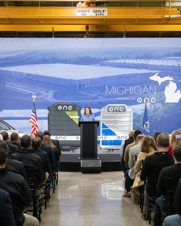 Governor Whitmer speaking