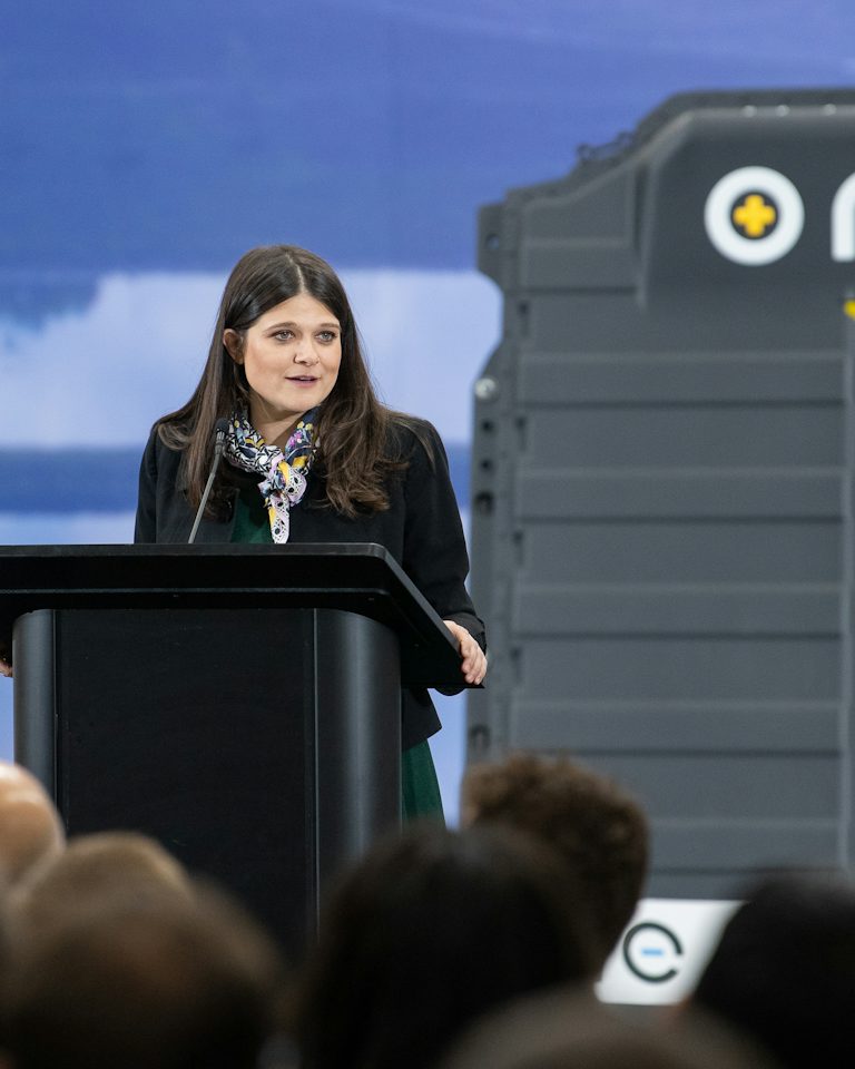 Rep. Haley Stevens speaking